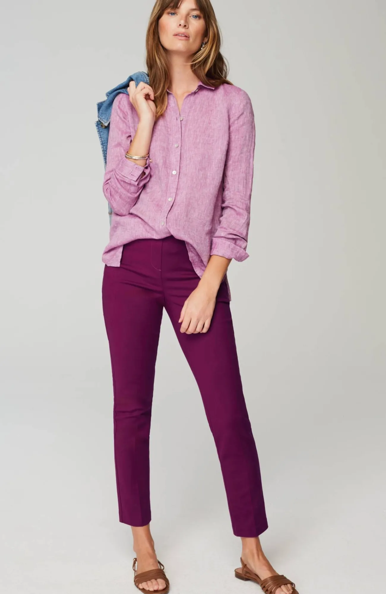 J.Jill Versatile Cotton-Stretch Slim-Leg Pants Sale