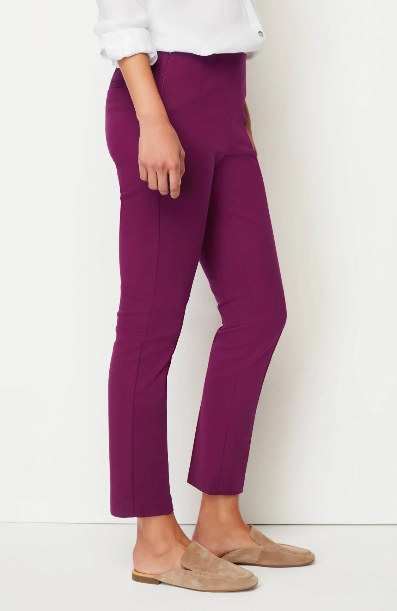 J.Jill Versatile Cotton-Stretch Slim-Leg Pants Sale