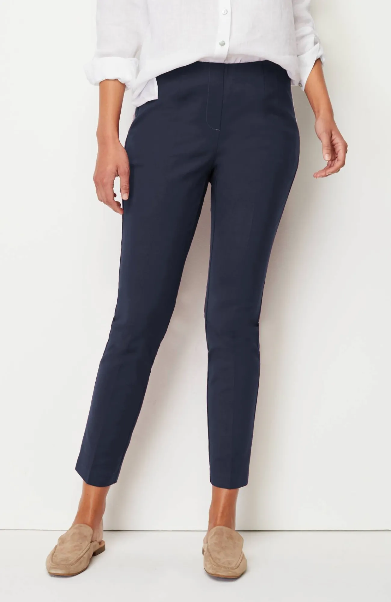 J.Jill Versatile Cotton-Stretch Slim-Leg Pants Sale