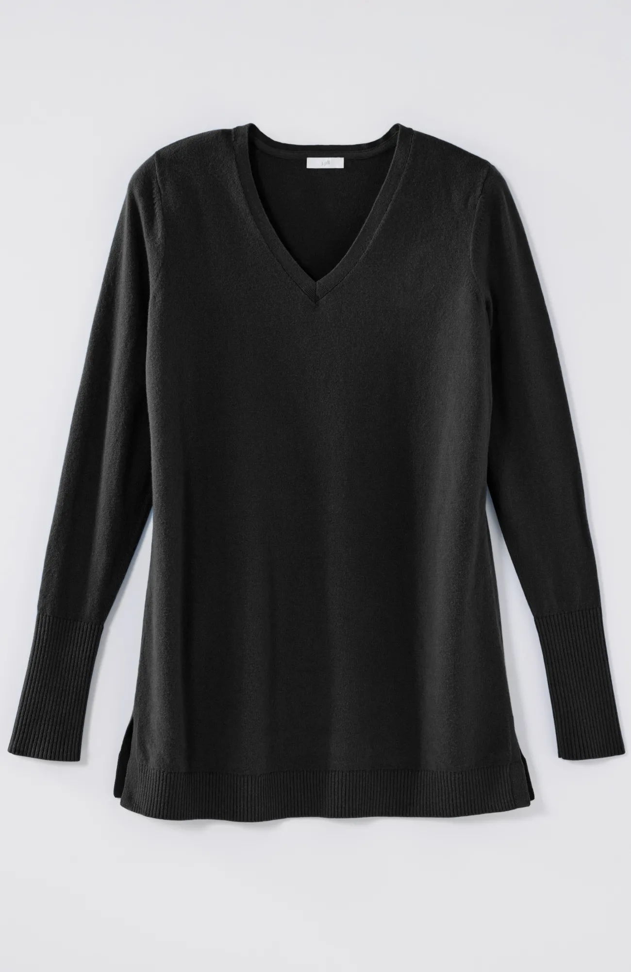 J.Jill V-Neck Sweater Tunic Tamarind Heather Discount