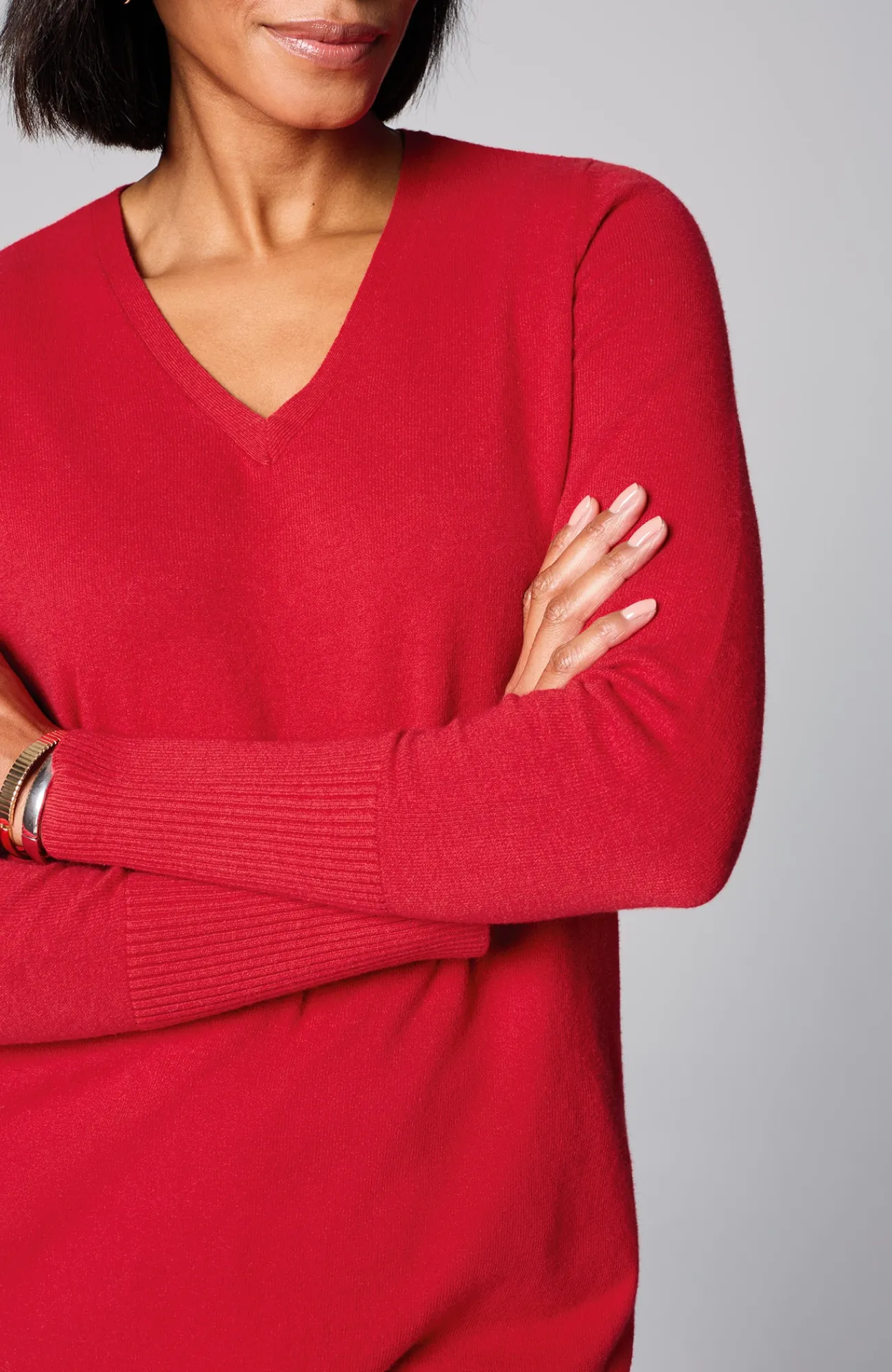 J.Jill V-Neck Sweater Tunic Tamarind Heather Discount