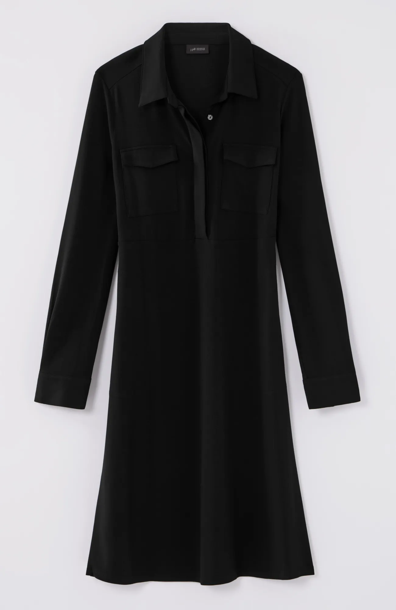 J.Jill Wearever A-Line Shirtdress Black Outlet