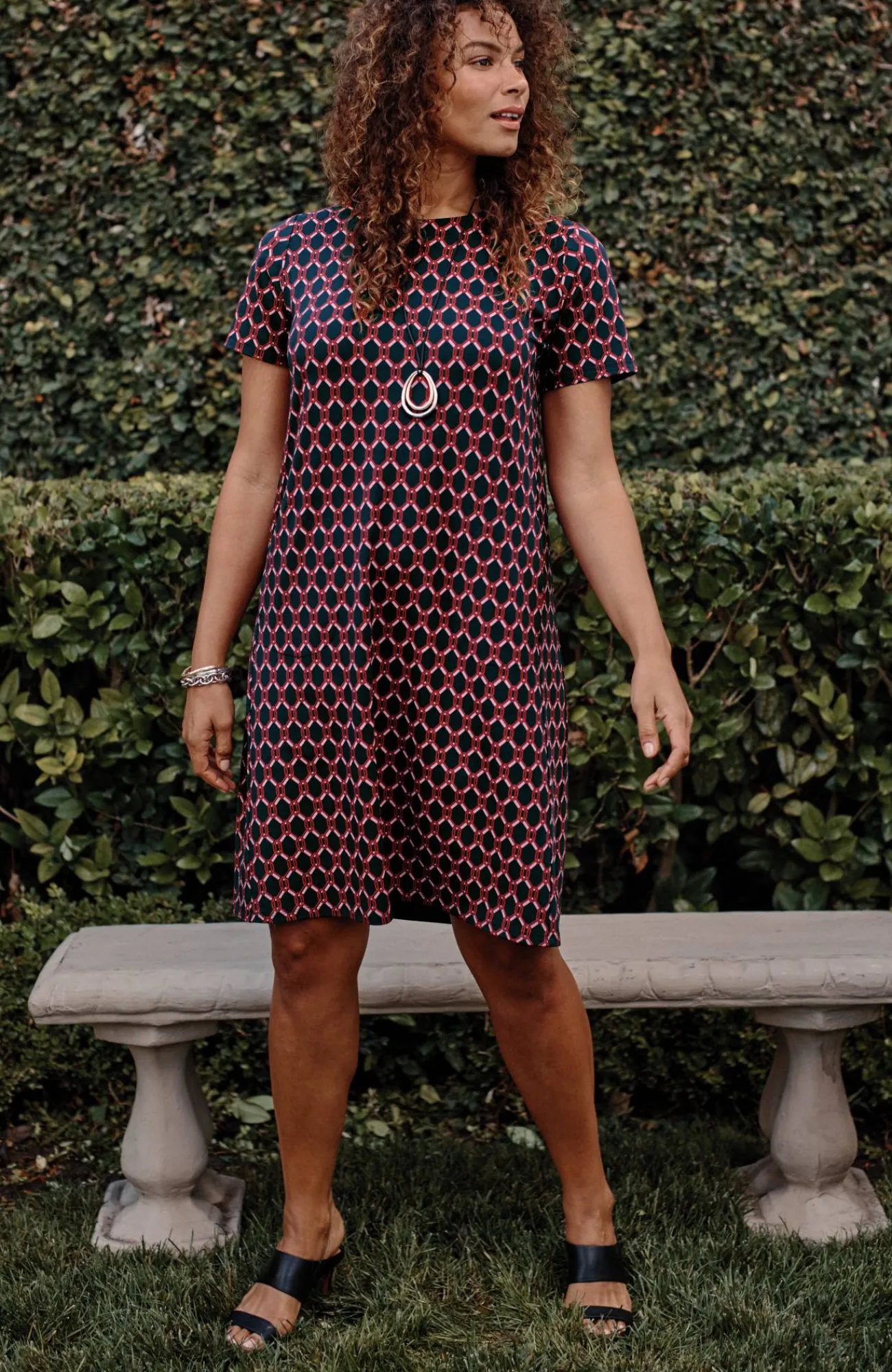 J.Jill Wearever A-Line T-Shirt Dress Shop