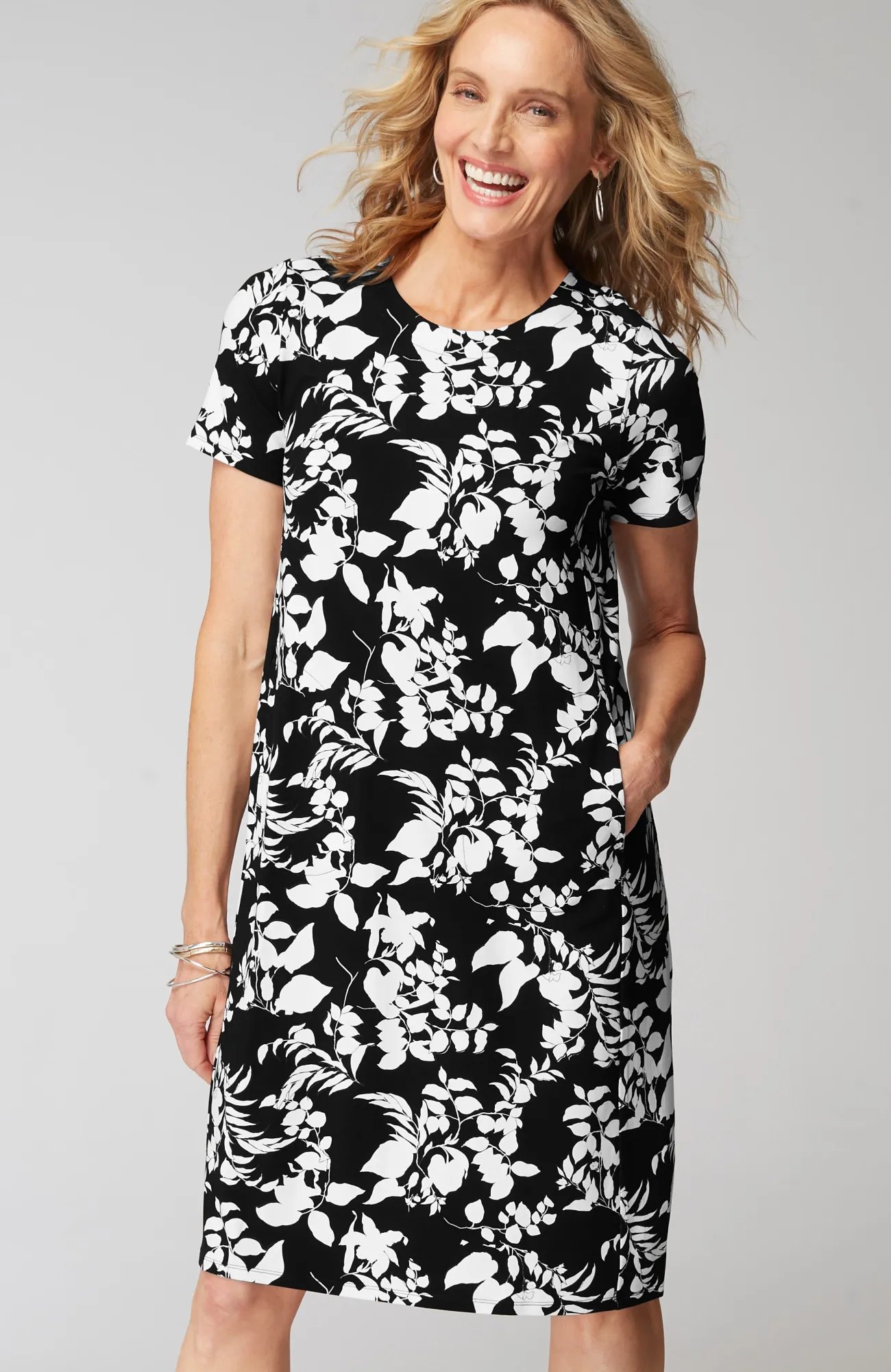 J.Jill Wearever A-Line T-Shirt Dress Shop