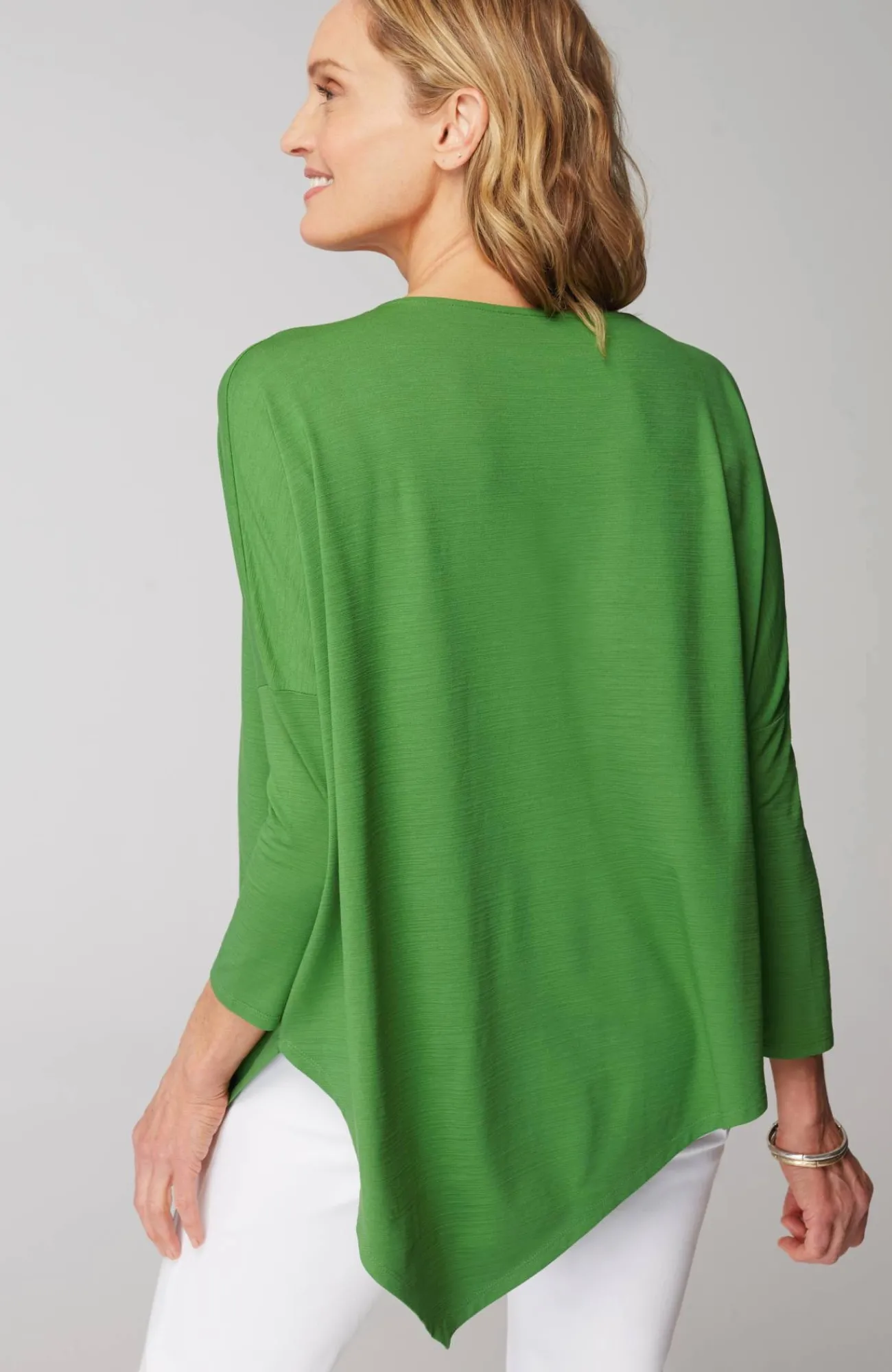 J.Jill Wearever Asymmetric Slub-Knit Top Online