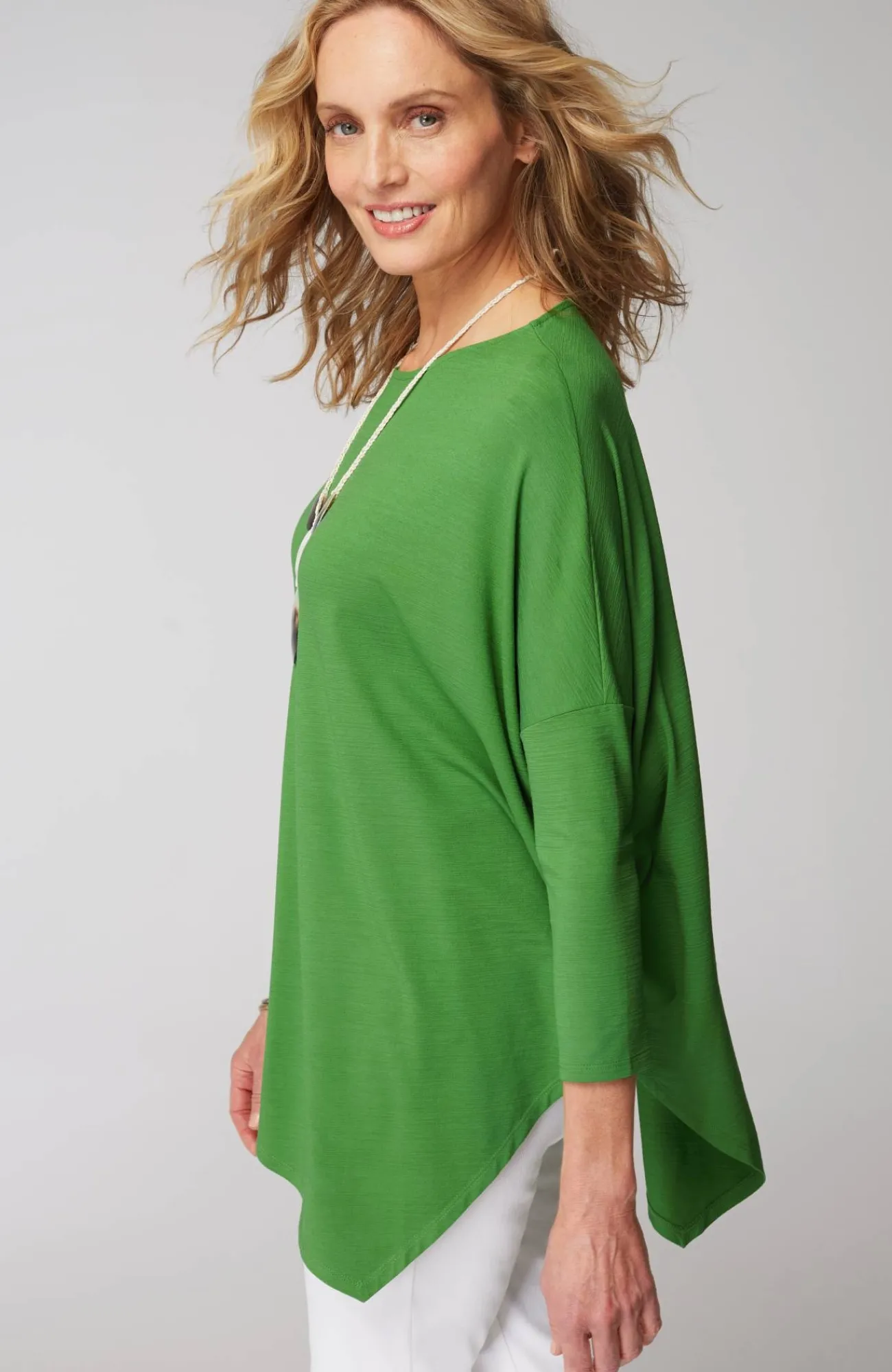 J.Jill Wearever Asymmetric Slub-Knit Top Online