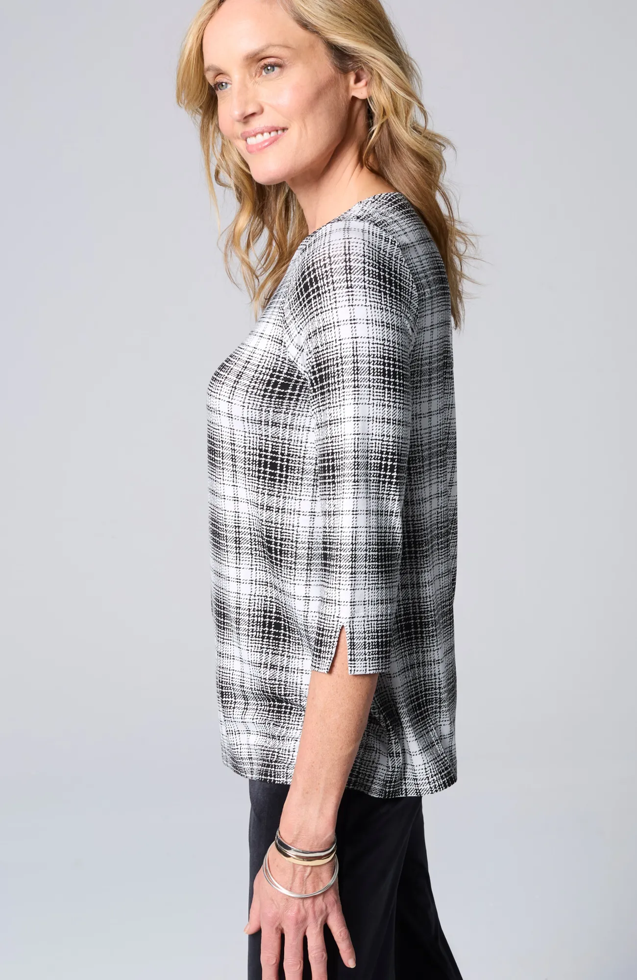 J.Jill Wearever Ballet-Sleeve Crew-Neck Top Discount