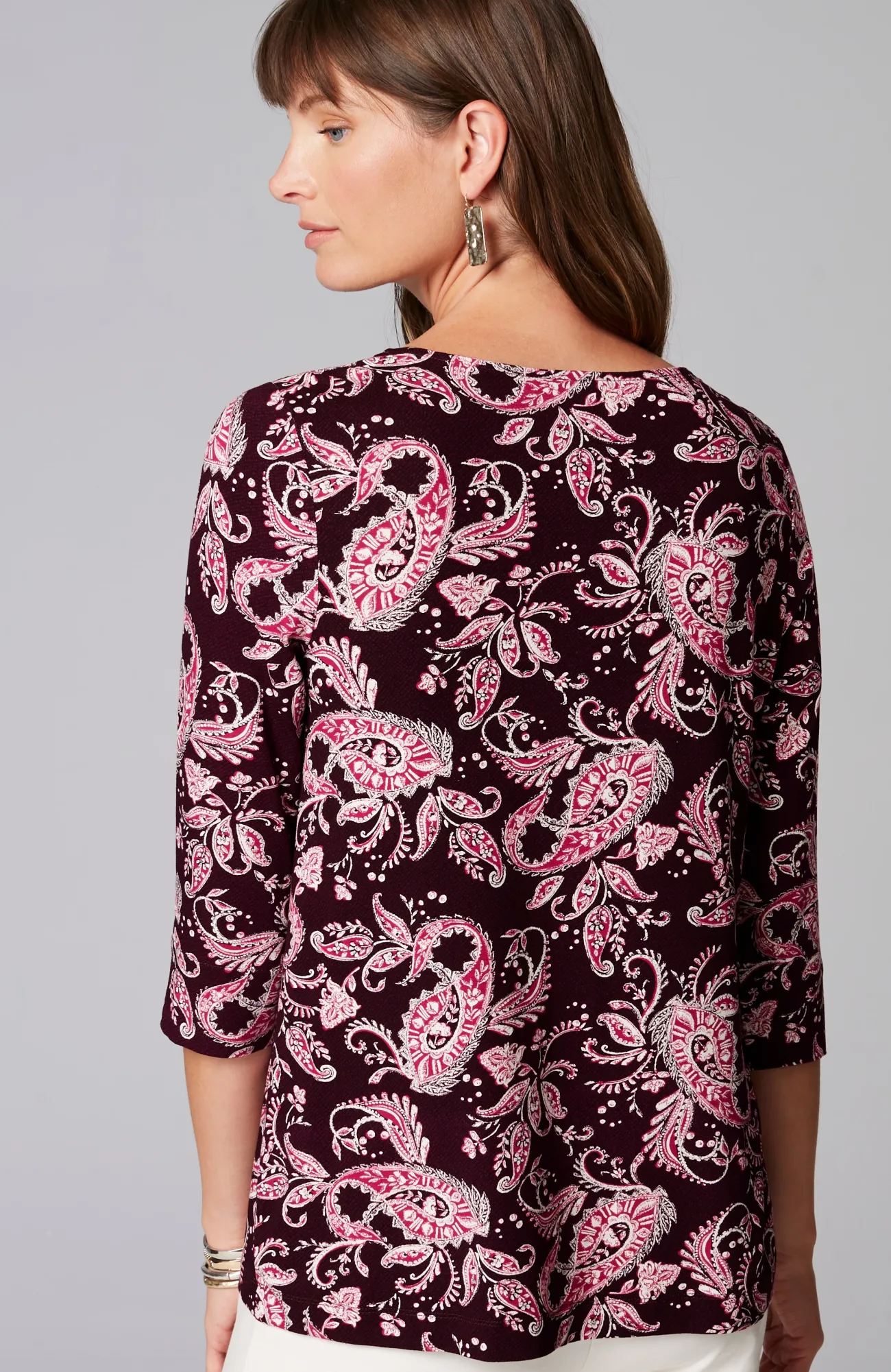 J.Jill Wearever Ballet-Sleeve Crew-Neck Top Discount