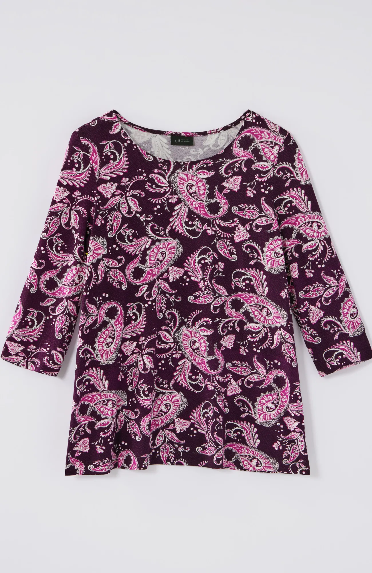 J.Jill Wearever Ballet-Sleeve Crew-Neck Top Discount