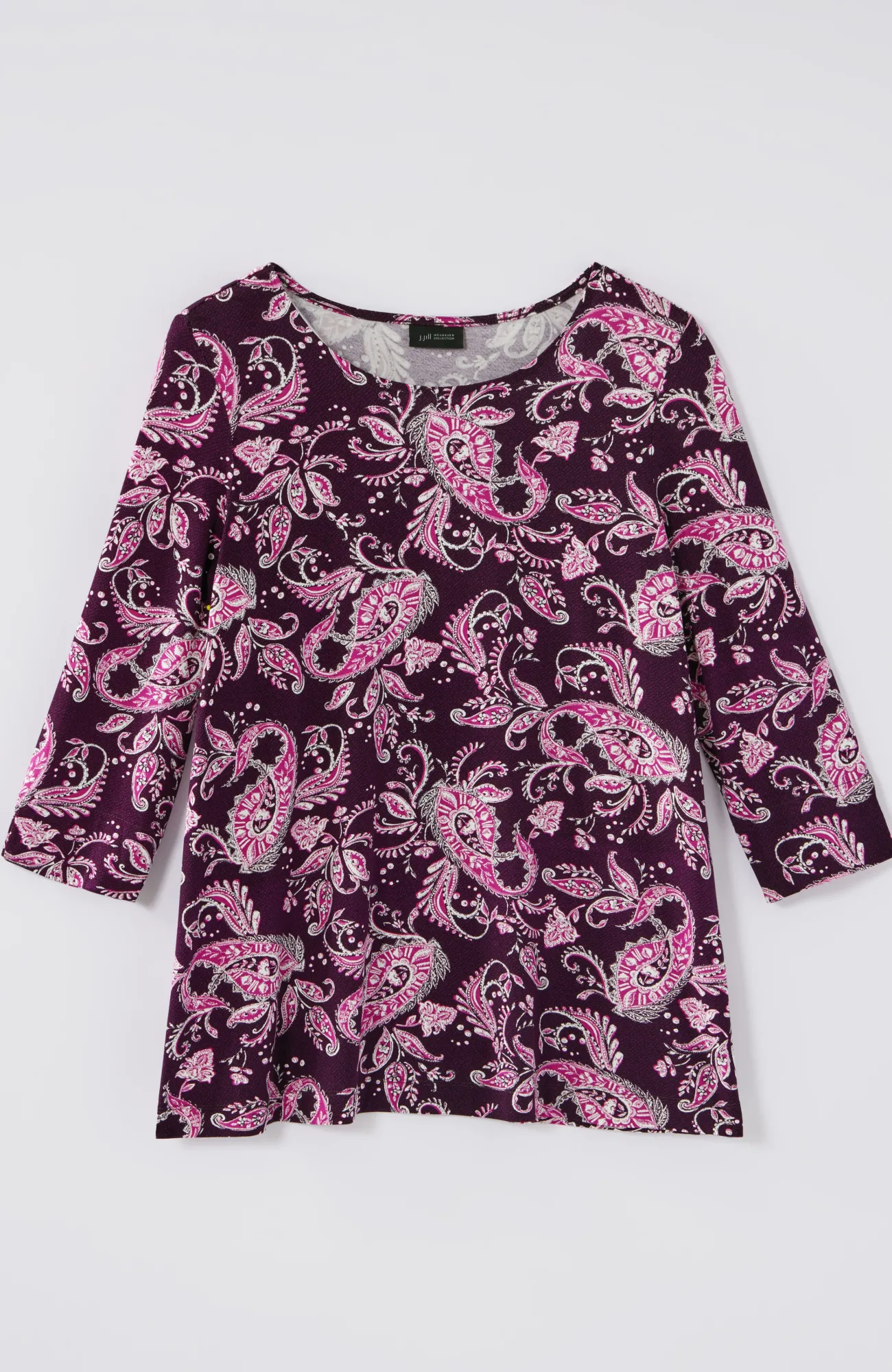 J.Jill Wearever Ballet-Sleeve Crew-Neck Top Shop