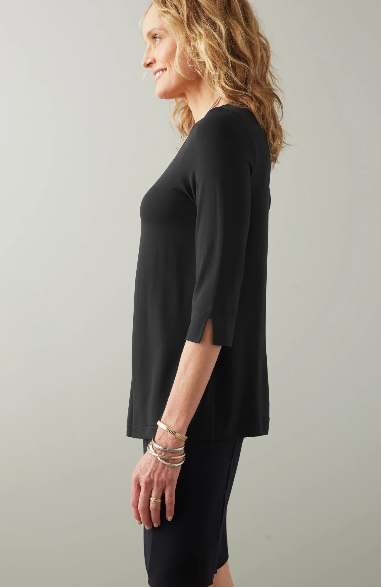 J.Jill Wearever Ballet-Sleeve Crew-Neck Top Discount