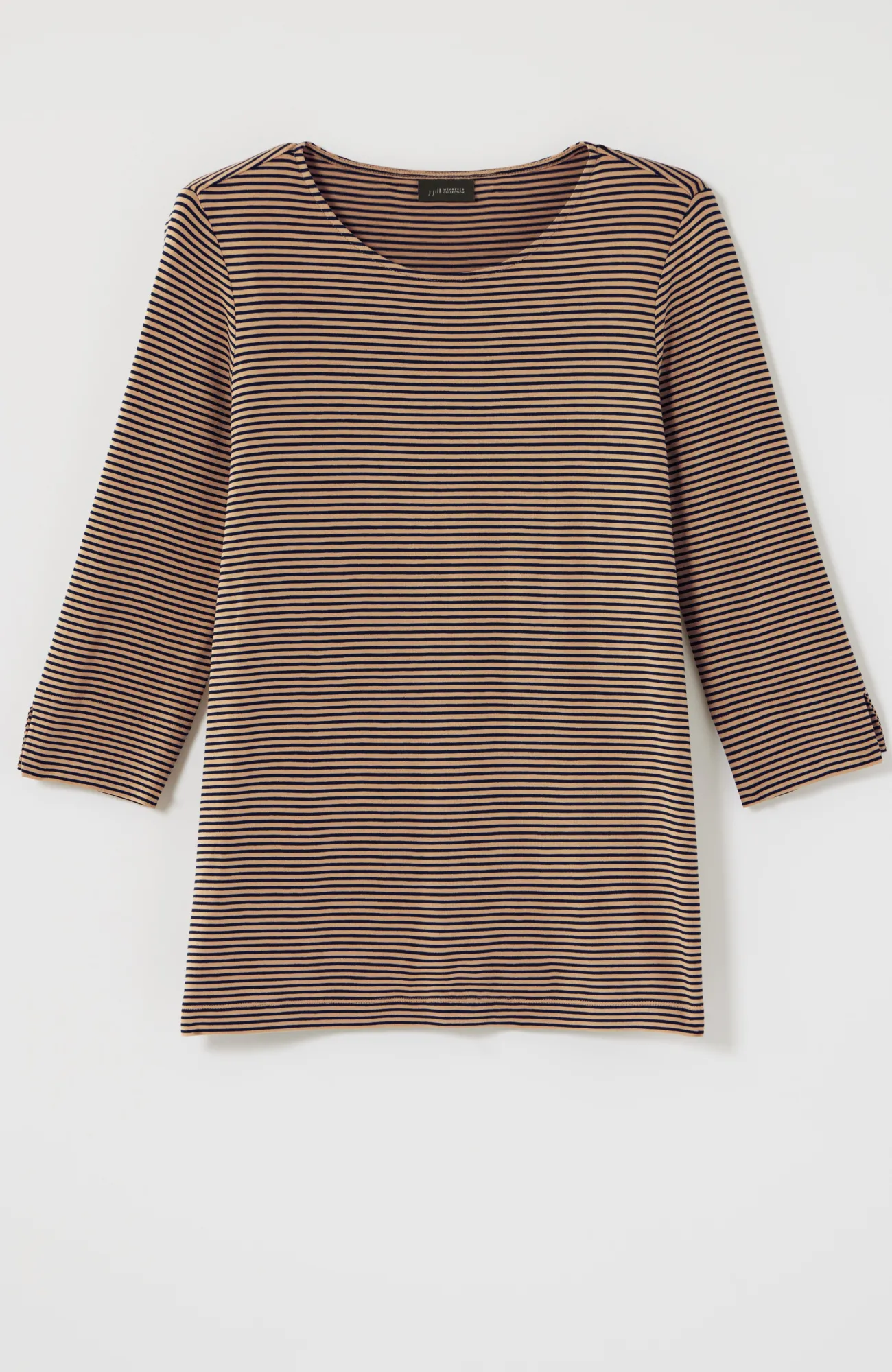 J.Jill Wearever Ballet-Sleeve Crew-Neck Top Shop