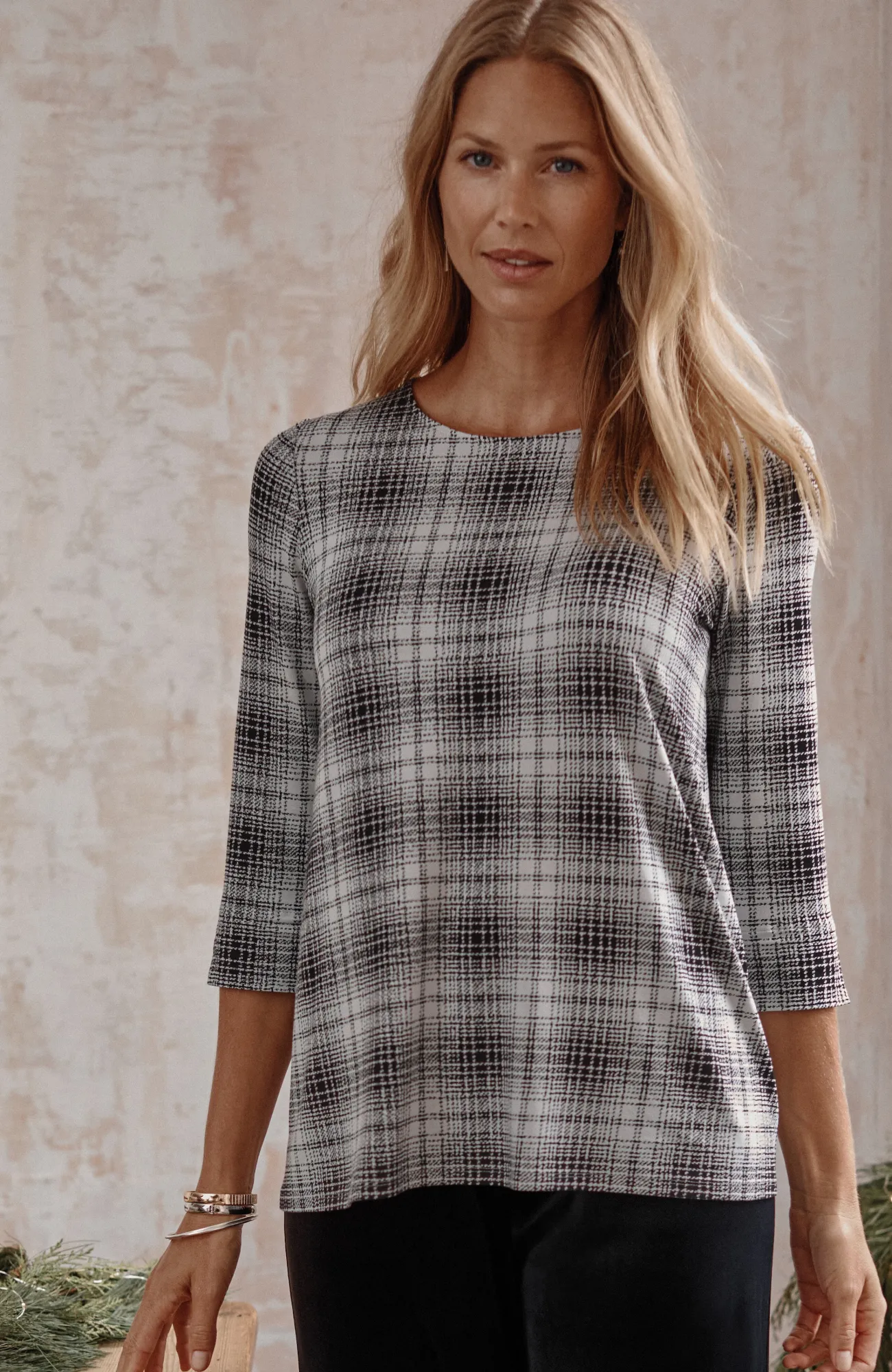 J.Jill Wearever Ballet-Sleeve Crew-Neck Top Shop