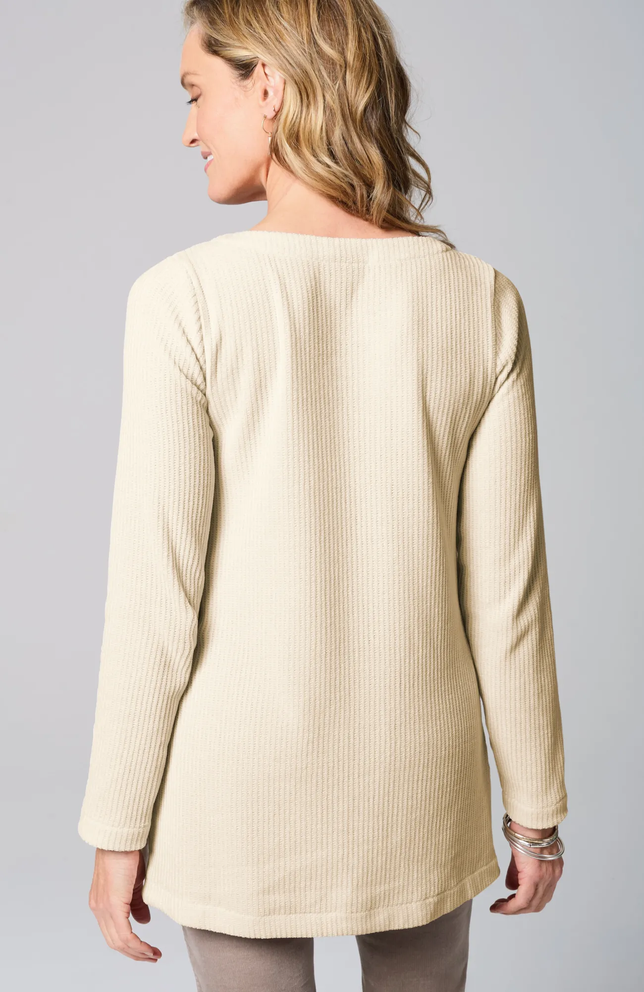 J.Jill Wearever Boat-Neck Chenille Tunic Best