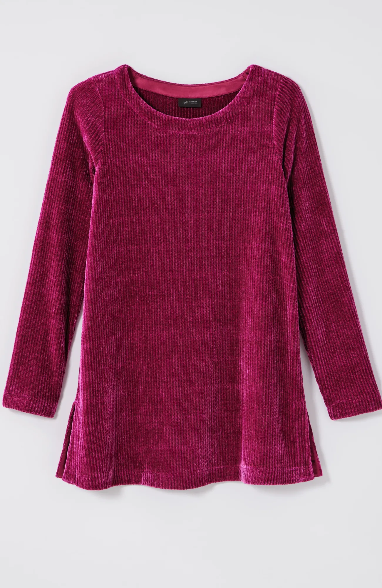 J.Jill Wearever Boat-Neck Chenille Tunic Best