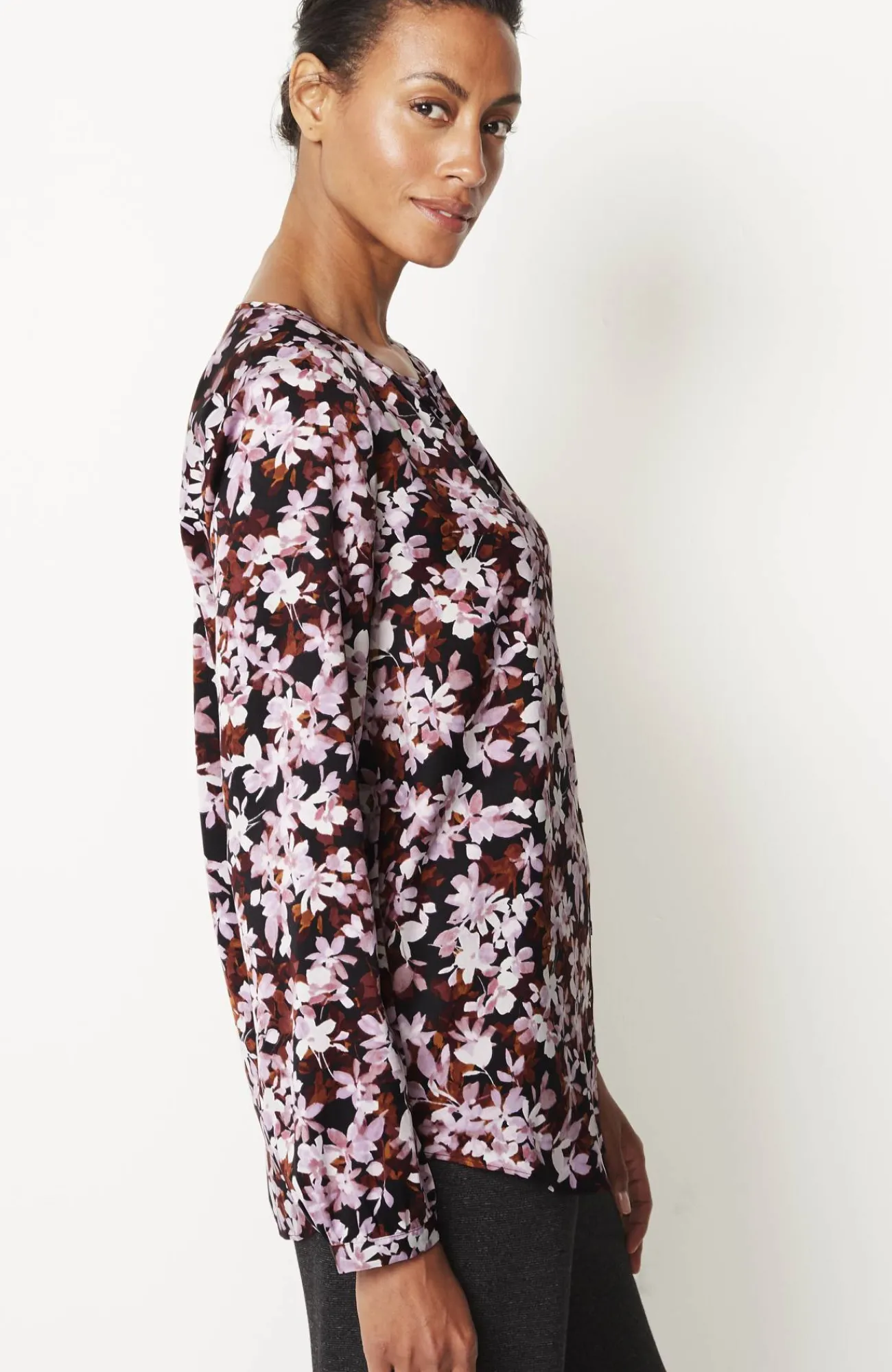 J.Jill Wearever Button-Front Blouse Best