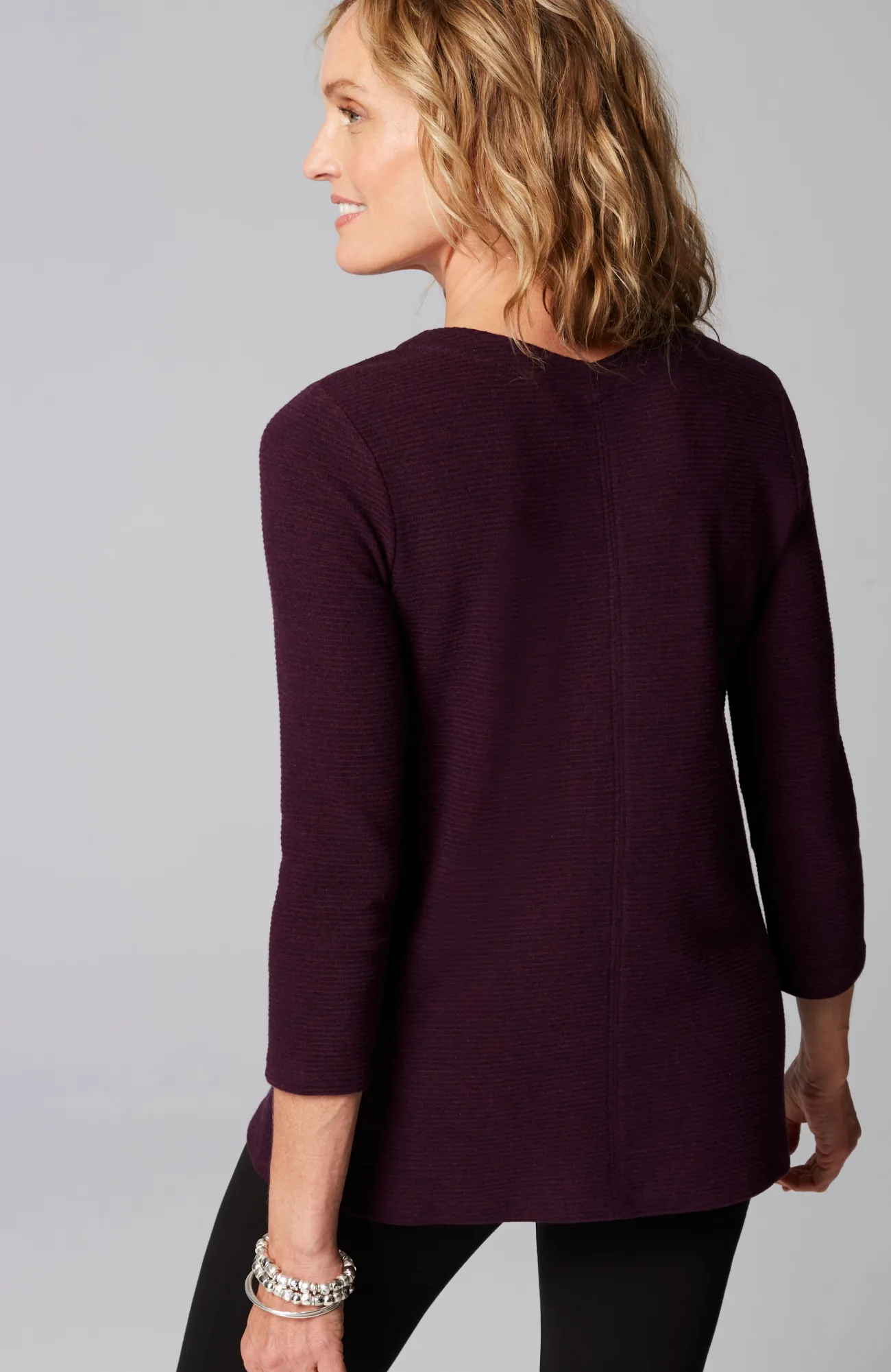 J.Jill Wearever Double V-Neck Ottoman Top Discount