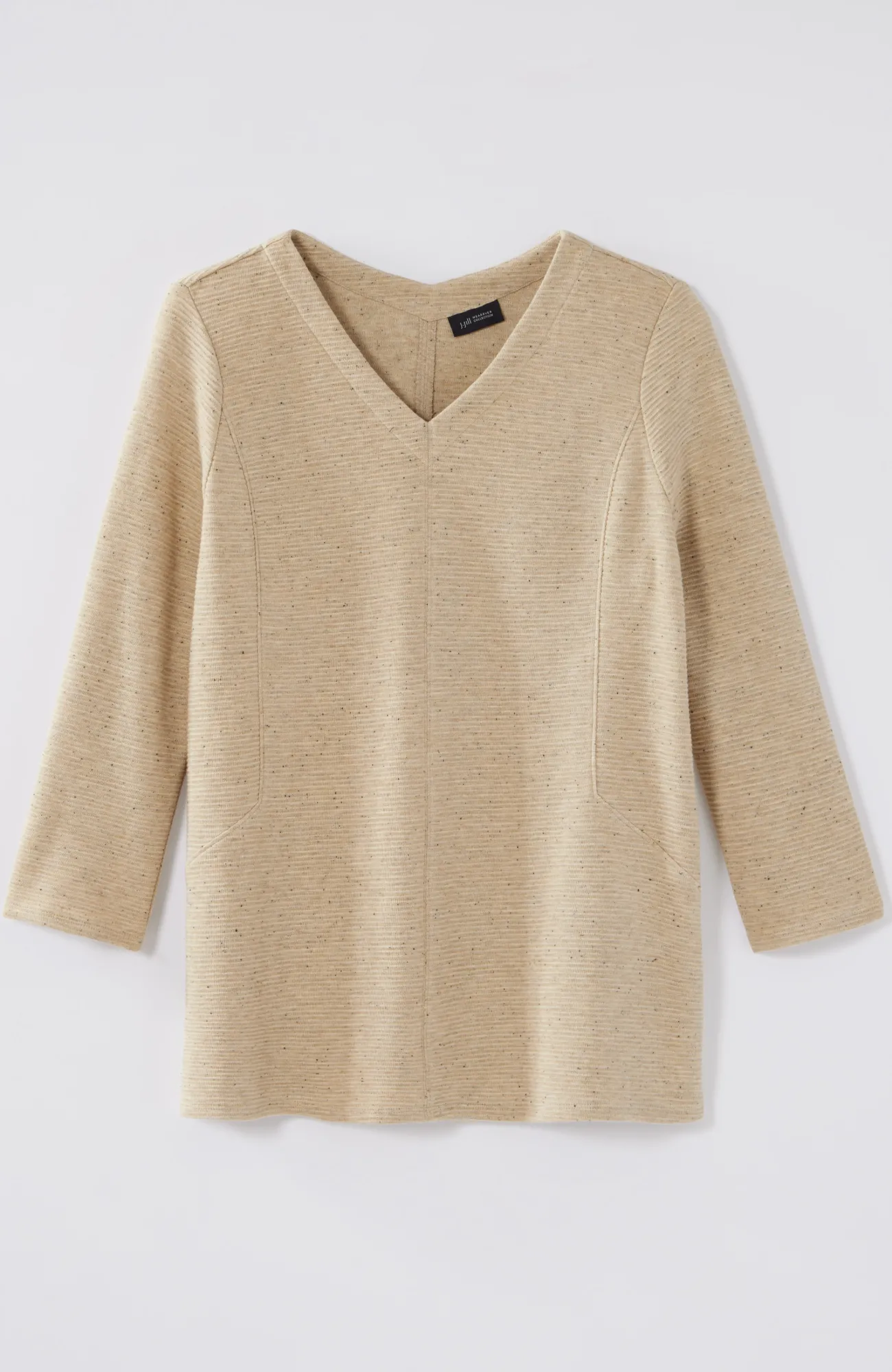 J.Jill Wearever Double V-Neck Ottoman Top Discount