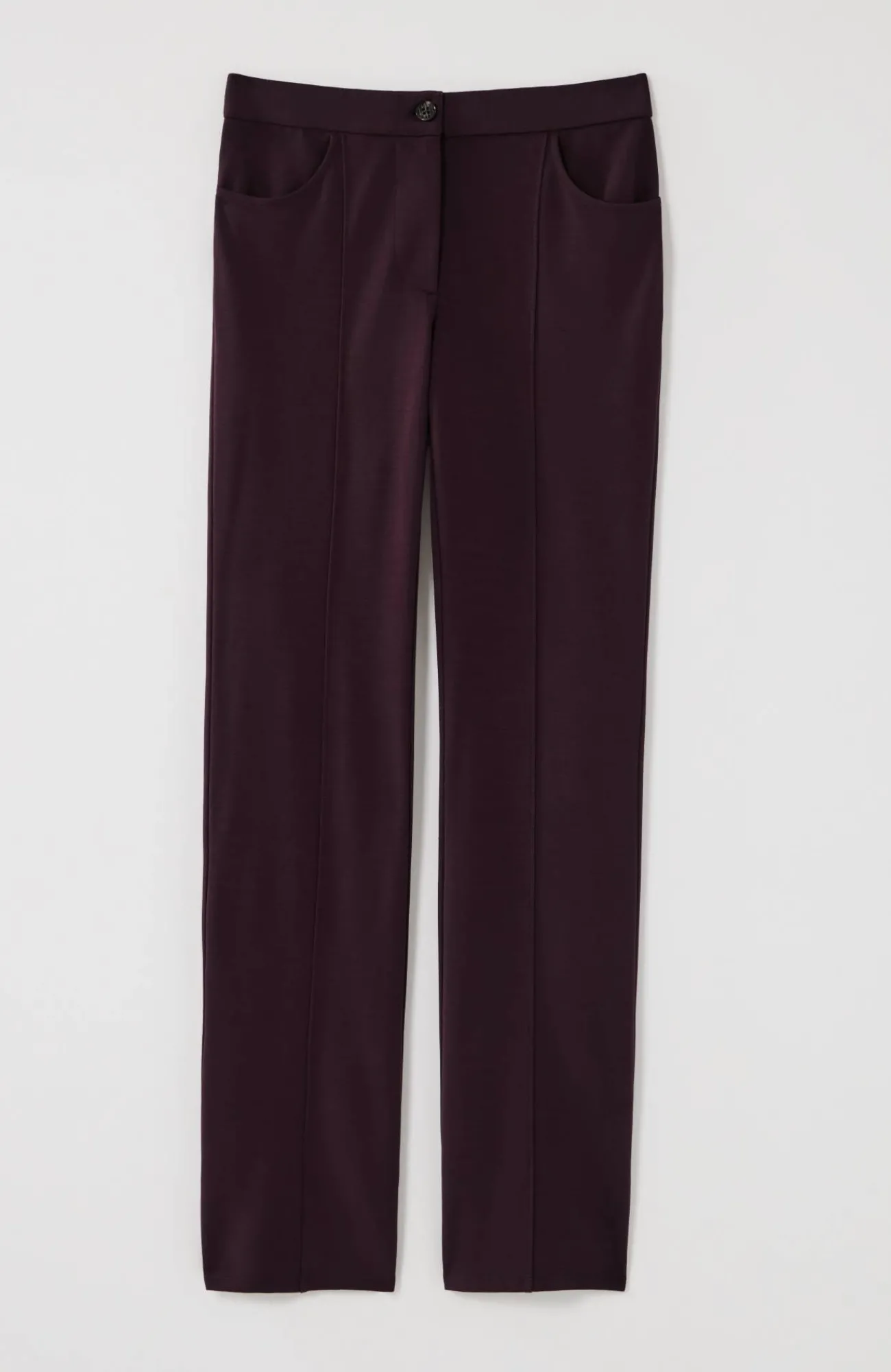 J.Jill Wearever Double-Face Jersey Boot-Cut Trousers Outlet