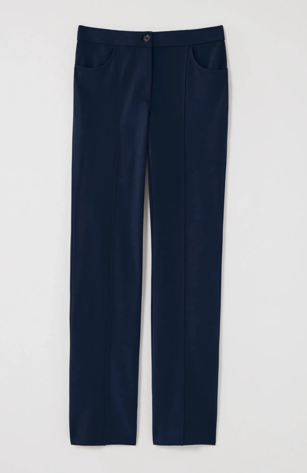 J.Jill Wearever Double-Face Jersey Boot-Cut Trousers Outlet