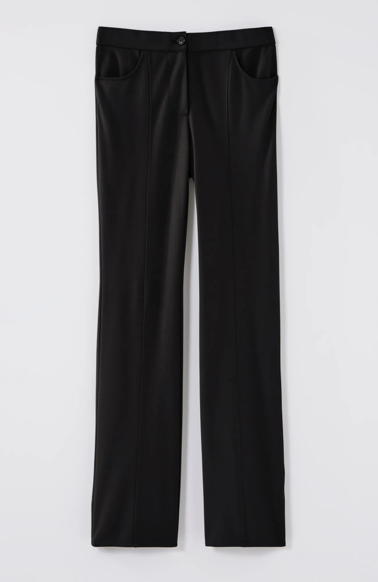 J.Jill Wearever Double-Face Jersey Boot-Cut Trousers Outlet