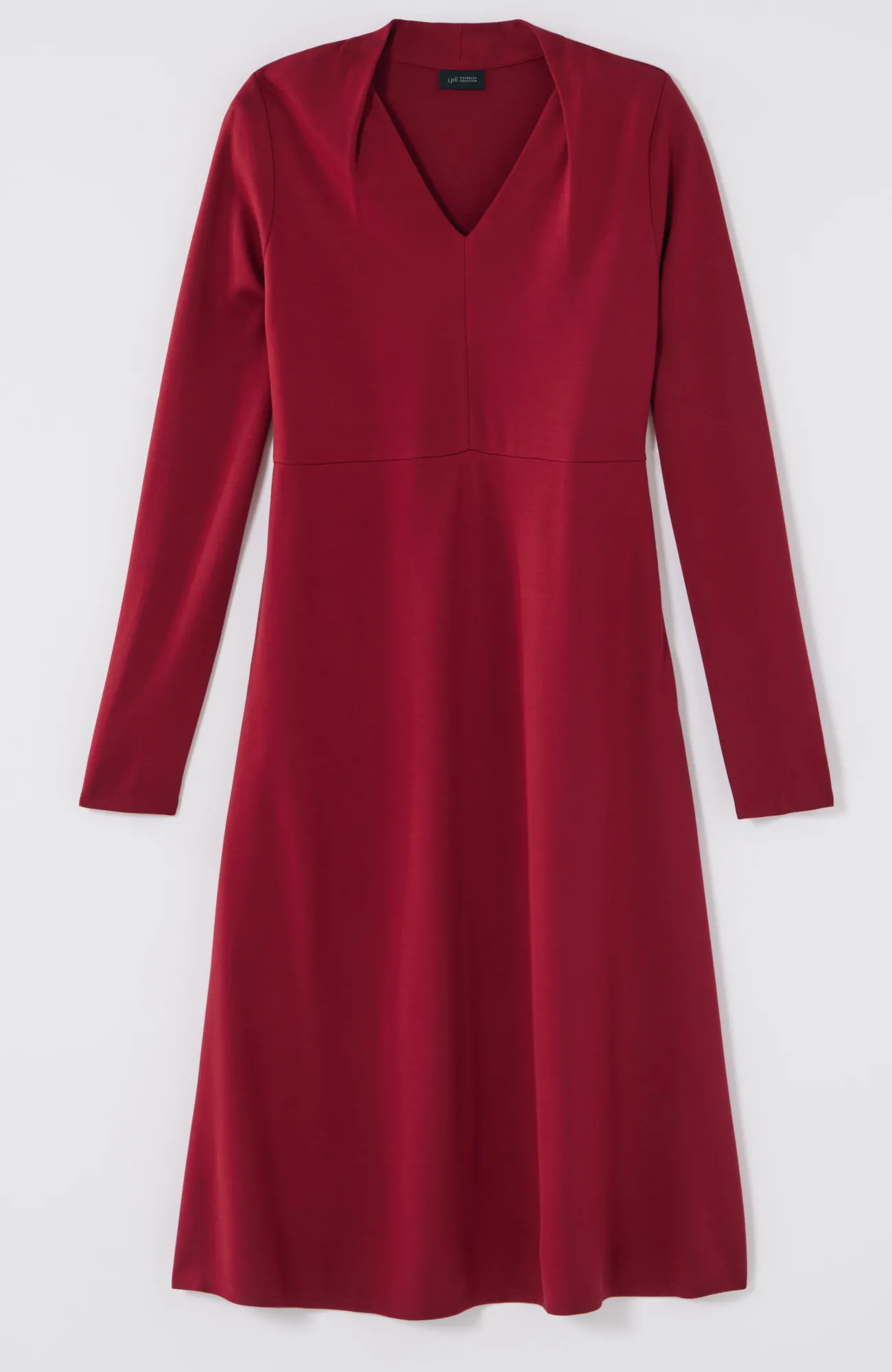 J.Jill Wearever Double-Face Jersey Fit-And-Flare Dress Cheap