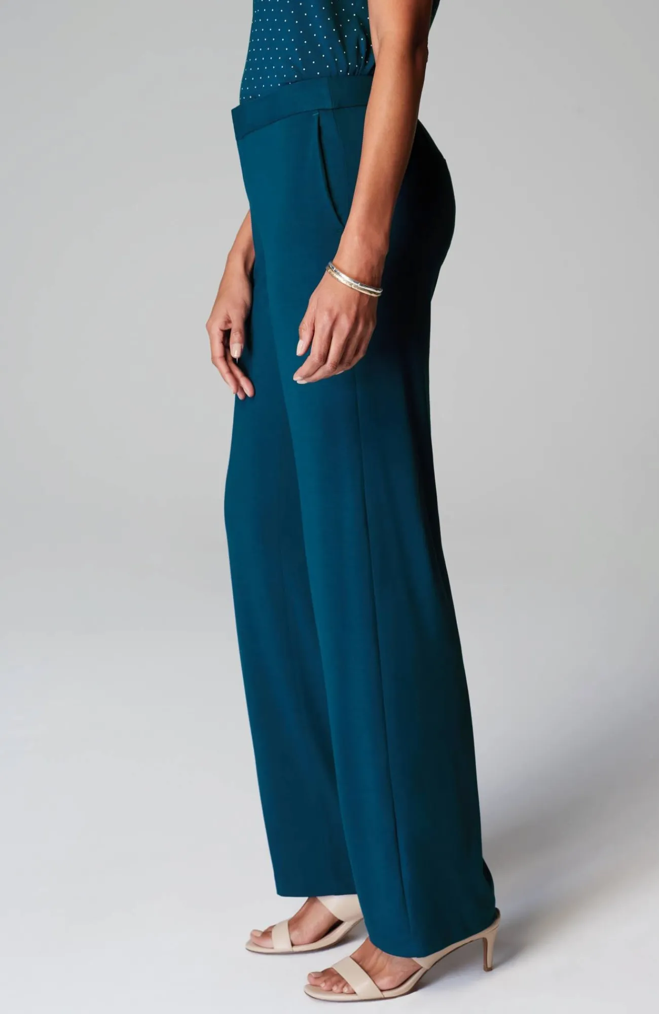 J.Jill Wearever Double-Face Jersey Trousers Fashion