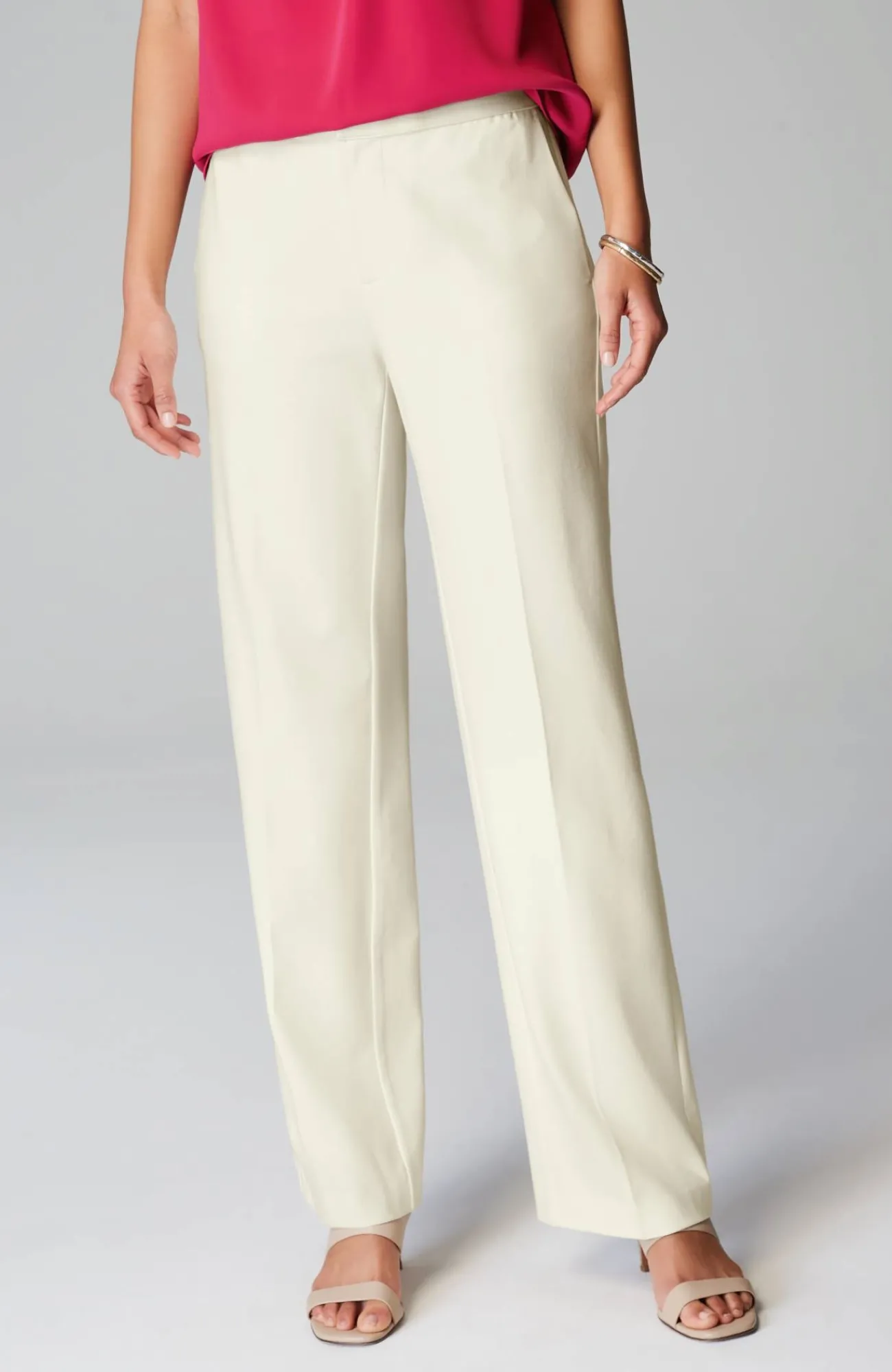 J.Jill Wearever Double-Face Jersey Trousers Fashion