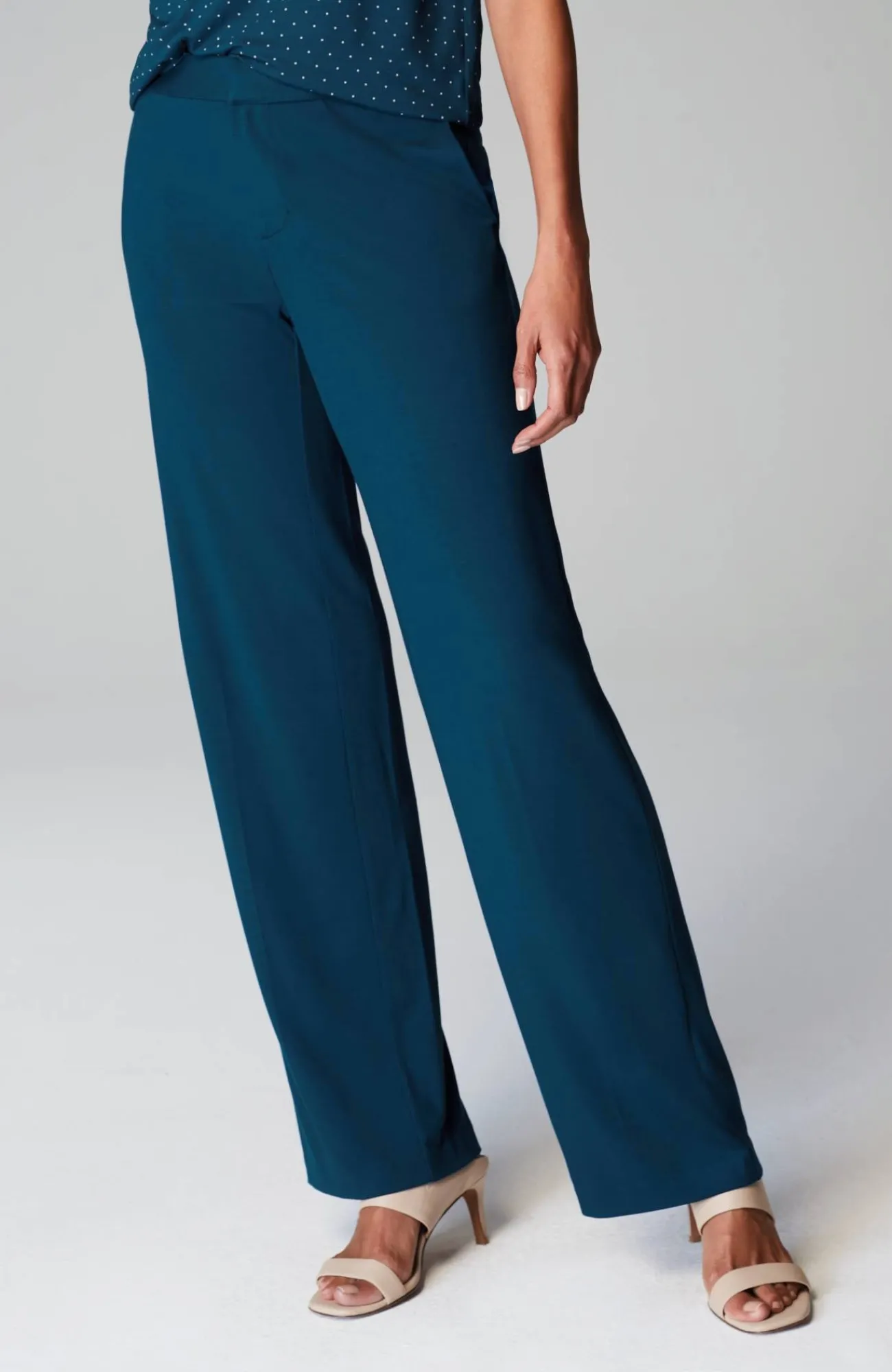 J.Jill Wearever Double-Face Jersey Trousers Fashion