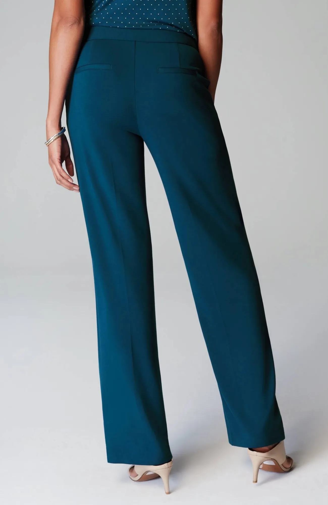 J.Jill Wearever Double-Face Jersey Trousers Fashion