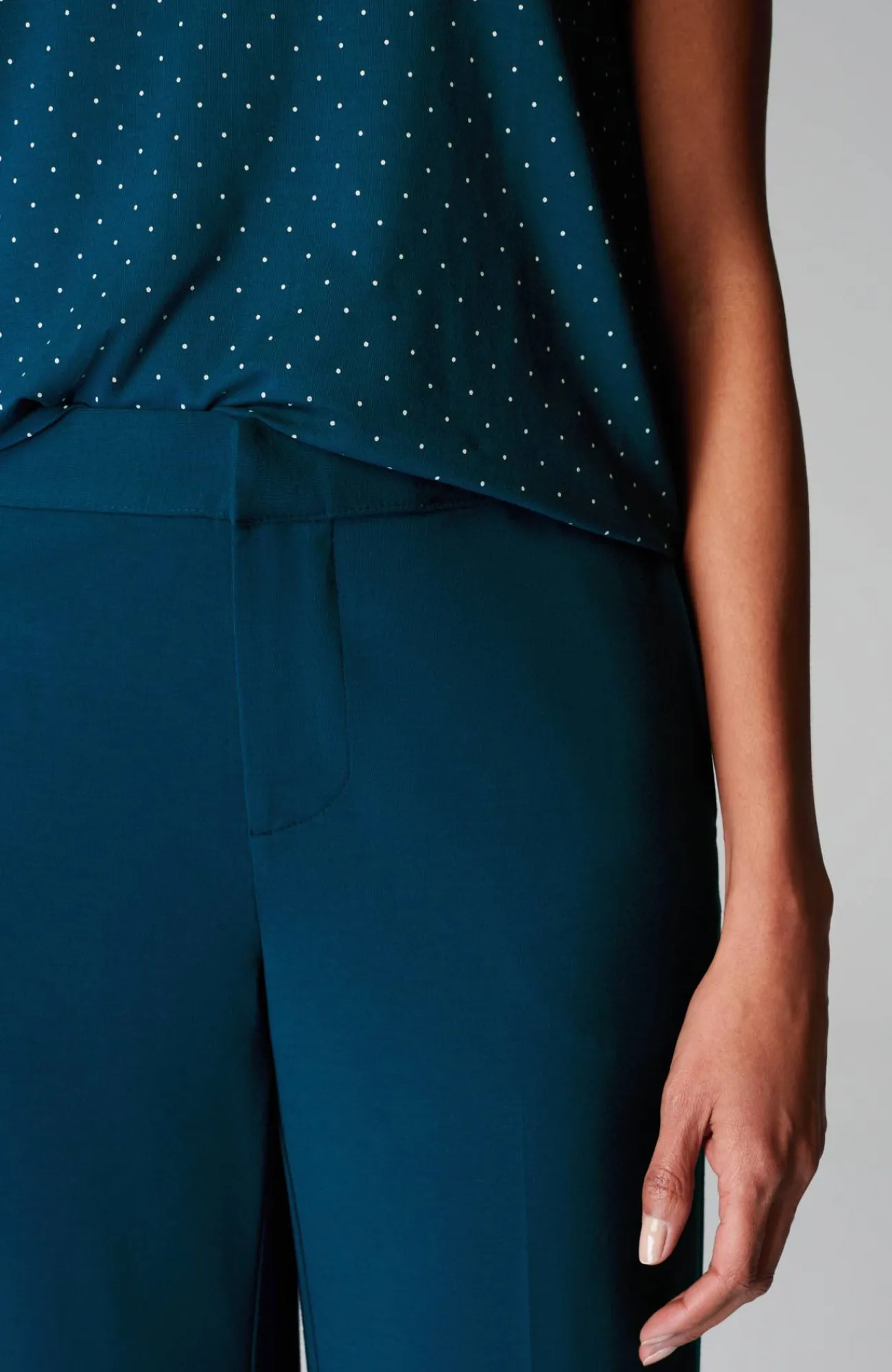 J.Jill Wearever Double-Face Jersey Trousers Fashion