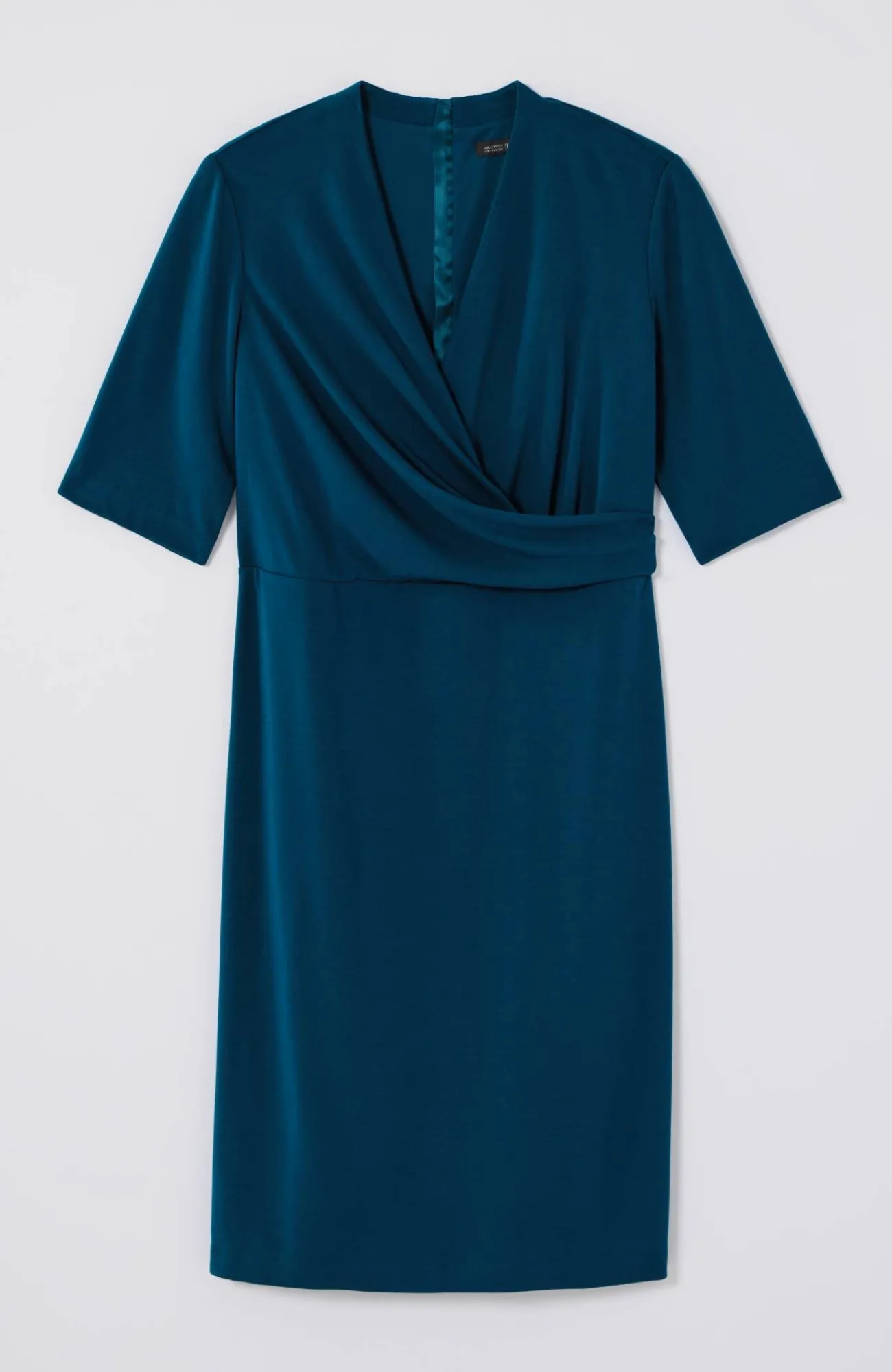 J.Jill Wearever Draped Twist-Front Dress Atlantic Outlet