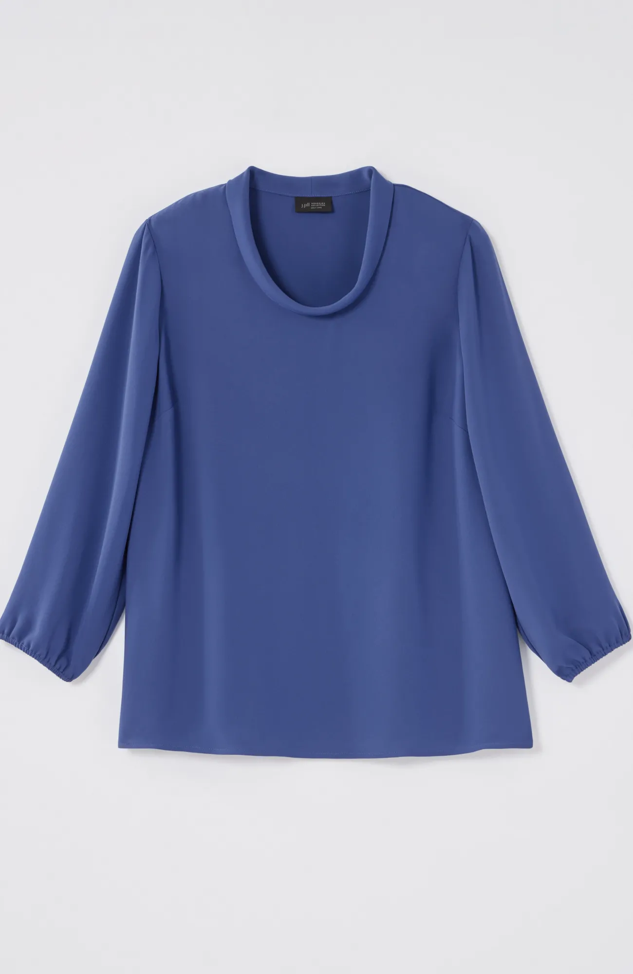 J.Jill Wearever Easy-Care 3/4-Sleeve Top Evening Sky Cheap