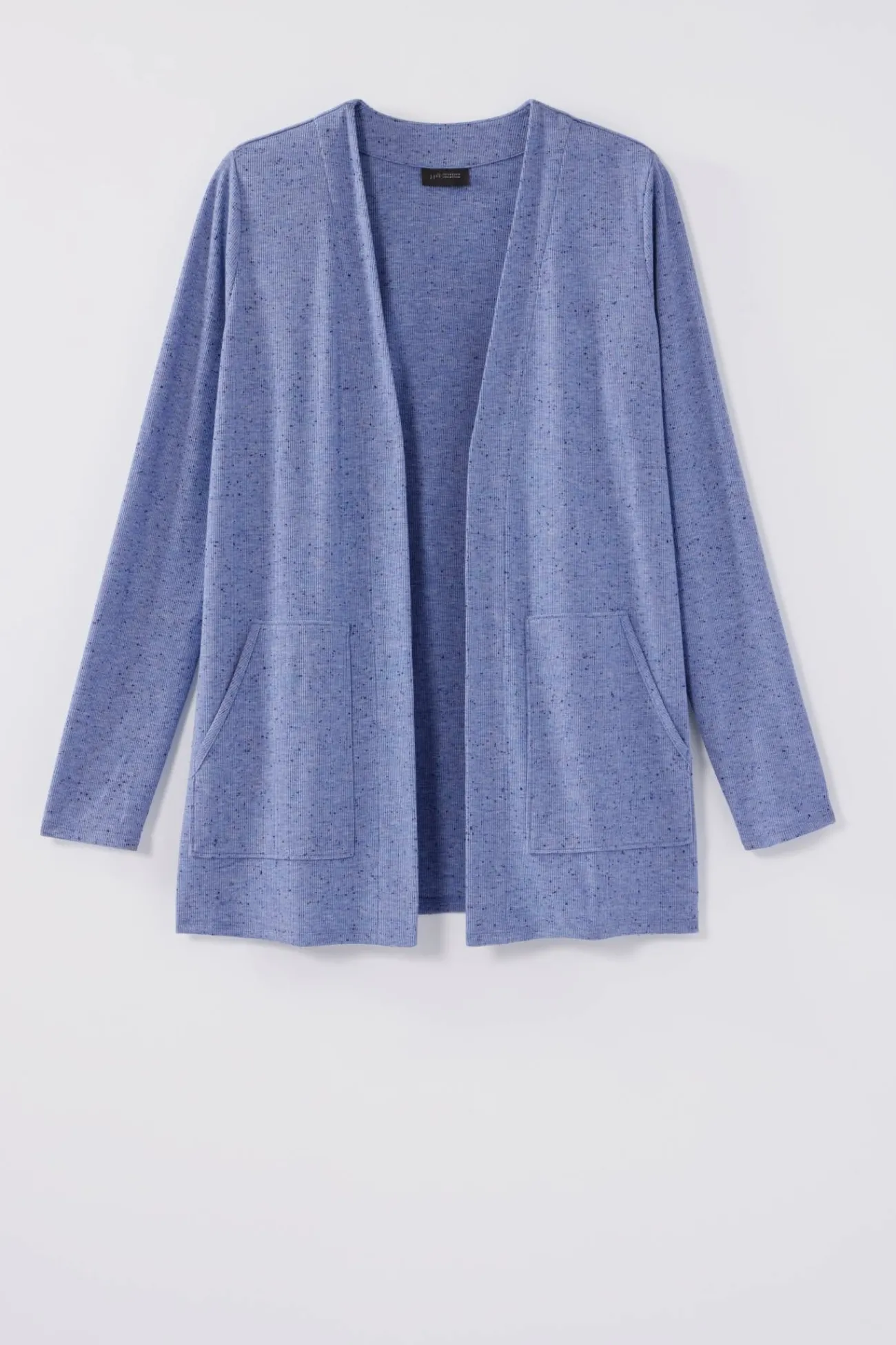 J.Jill Wearever Open-Front Marled Jacket Best