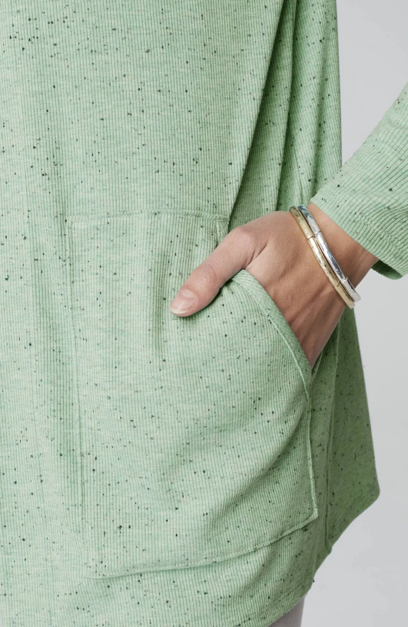 J.Jill Wearever Open-Front Marled Jacket Best