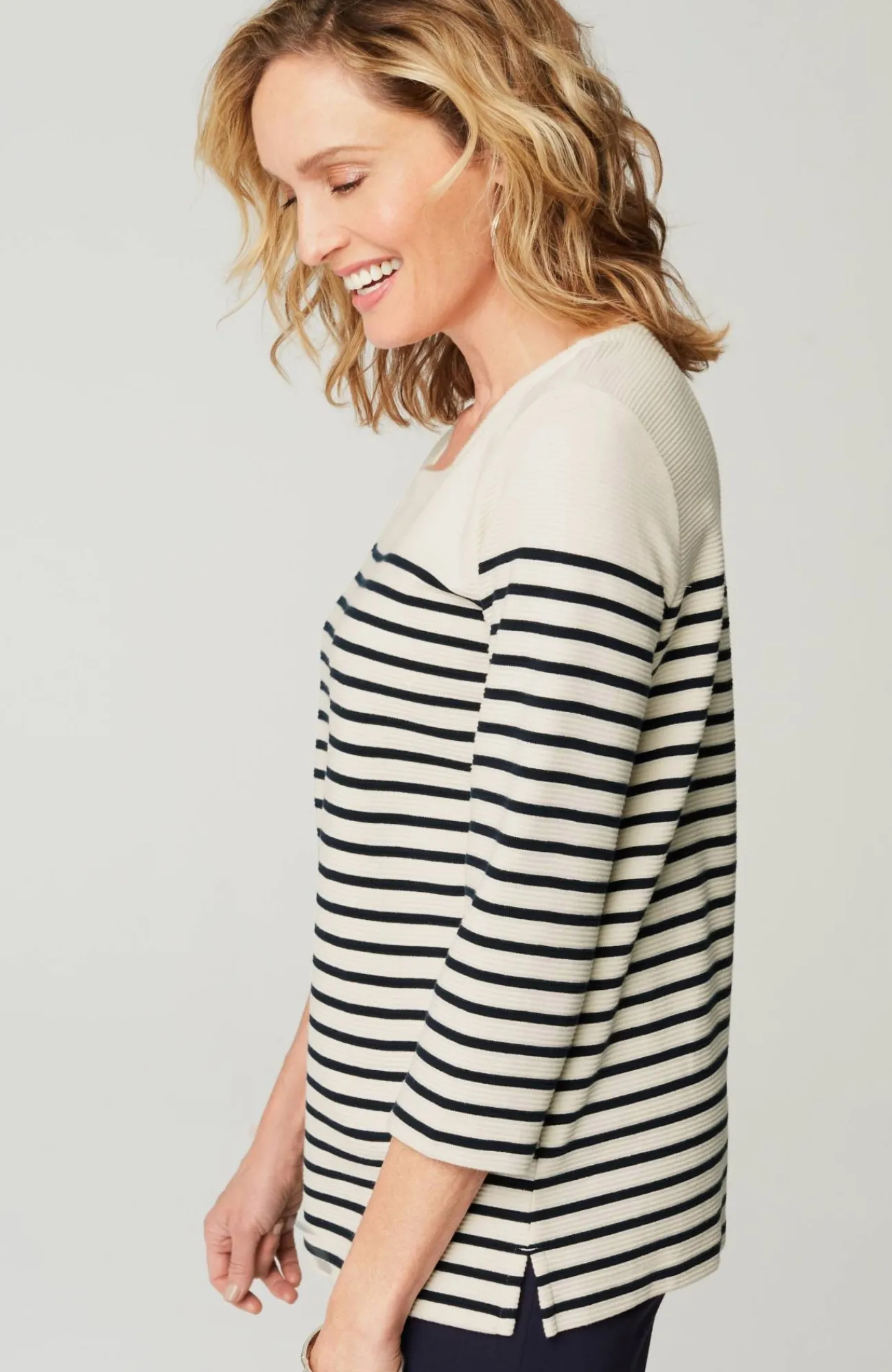 J.Jill Wearever Ottoman Square-Neck Top Best Sale