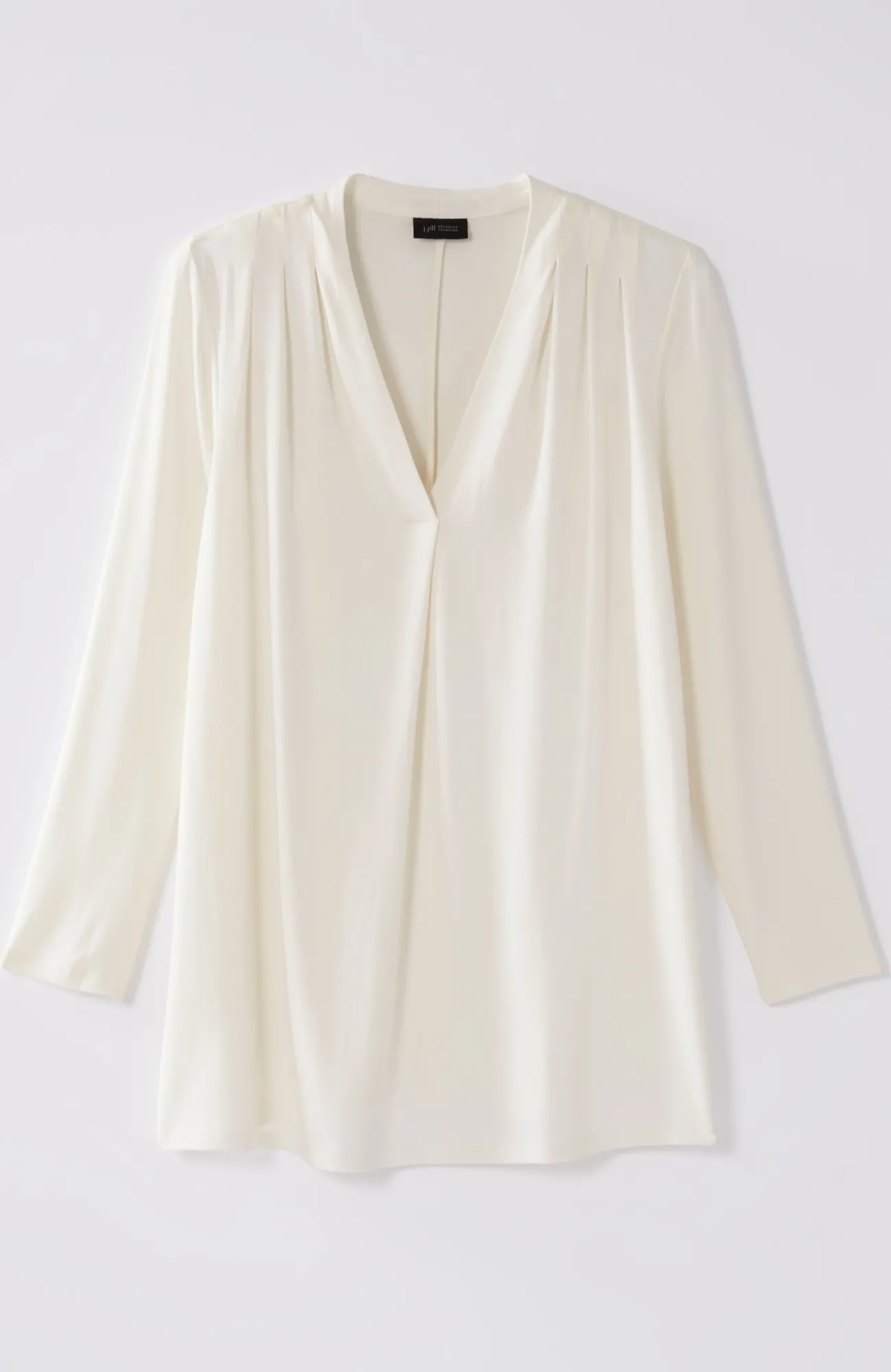J.Jill Wearever Pleated Top Best