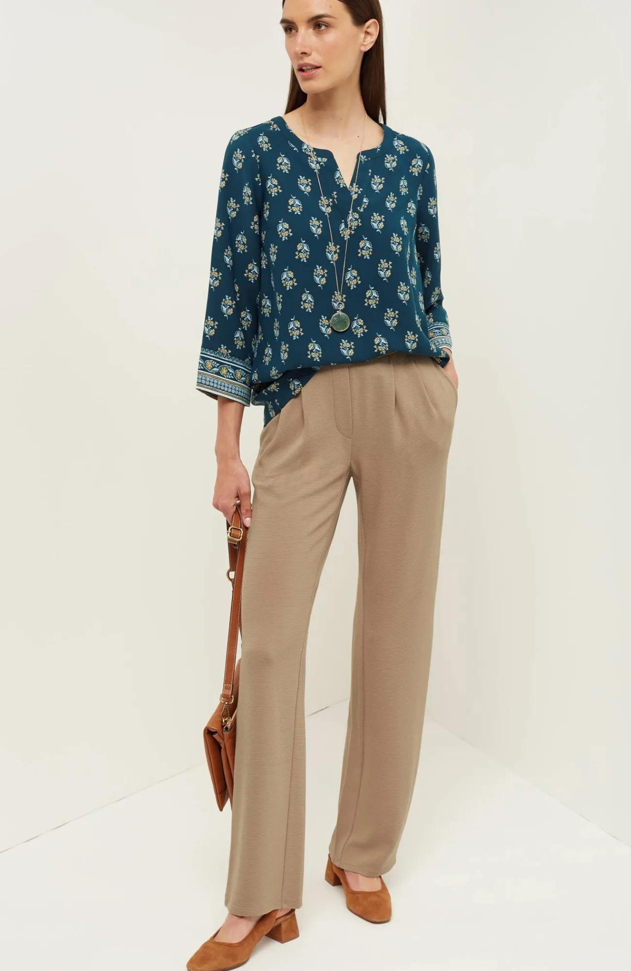 J.Jill Wearever Pleated Trousers Hot