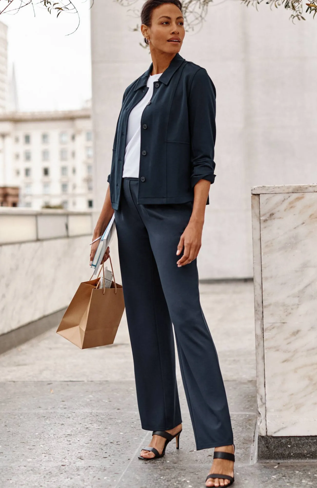 J.Jill Wearever Pleated Trousers Hot