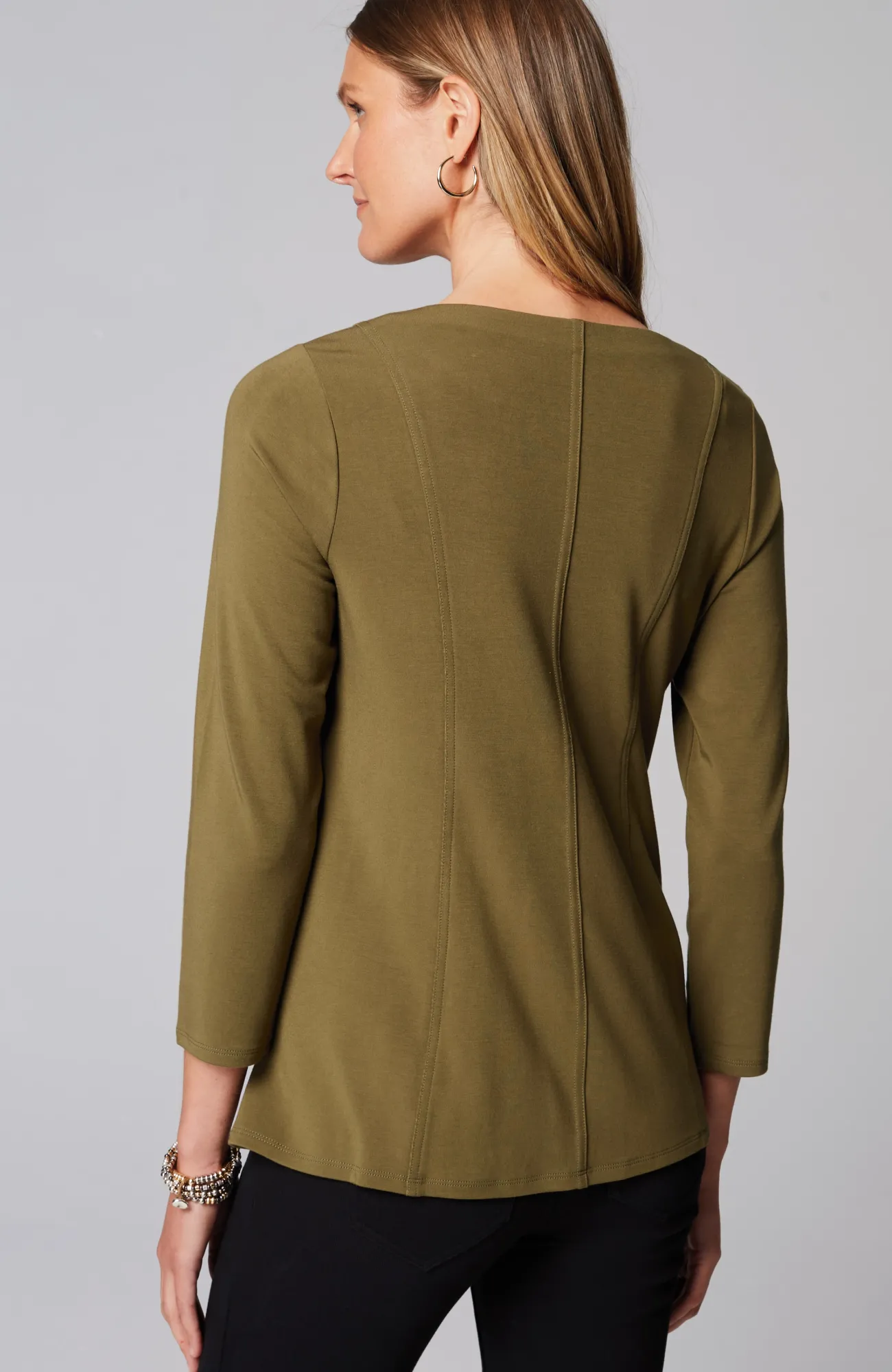J.Jill Wearever Seamed Peplum Top Flash Sale