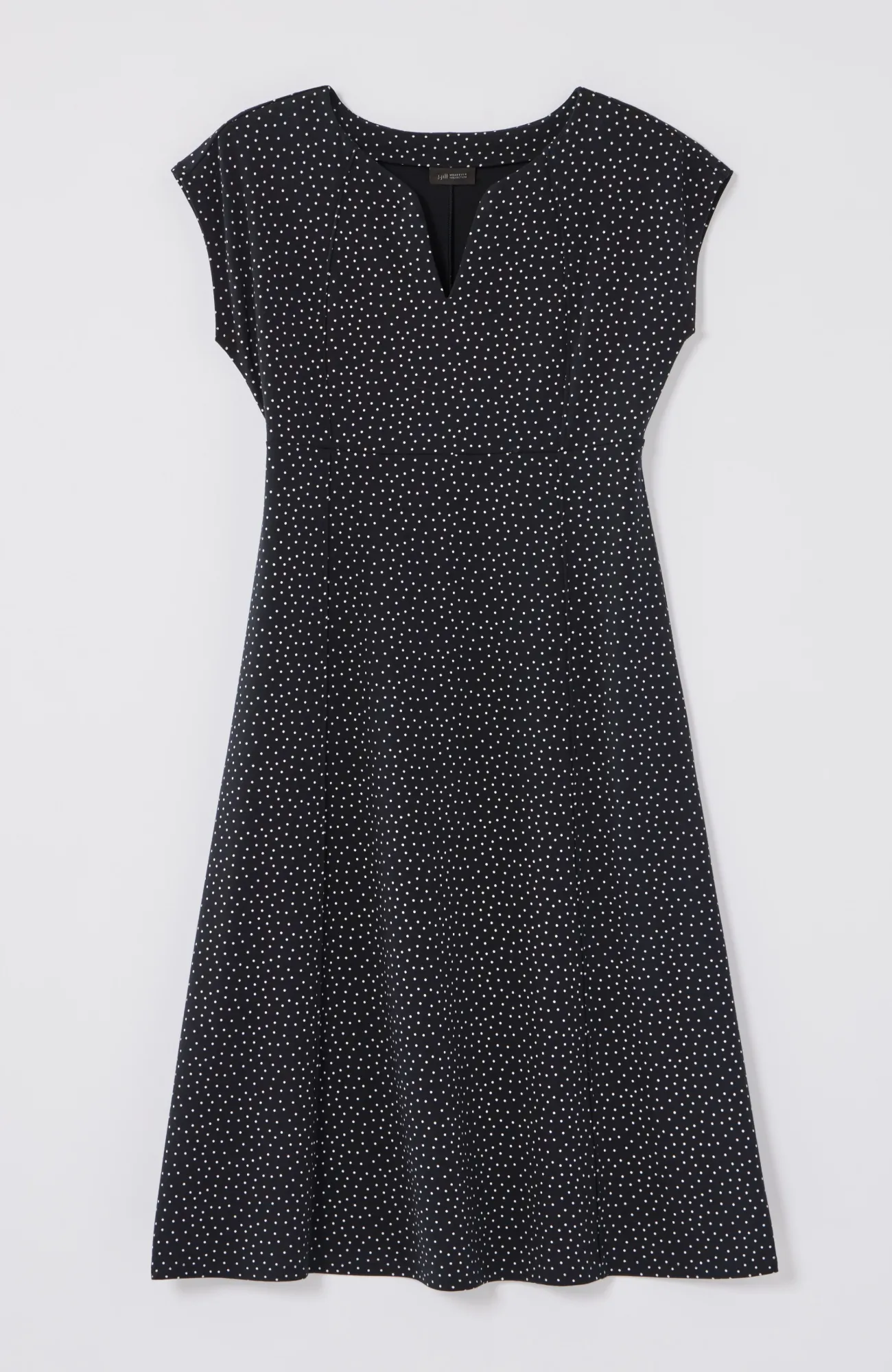 J.Jill Wearever Seamed Split-Neck Dress Hot