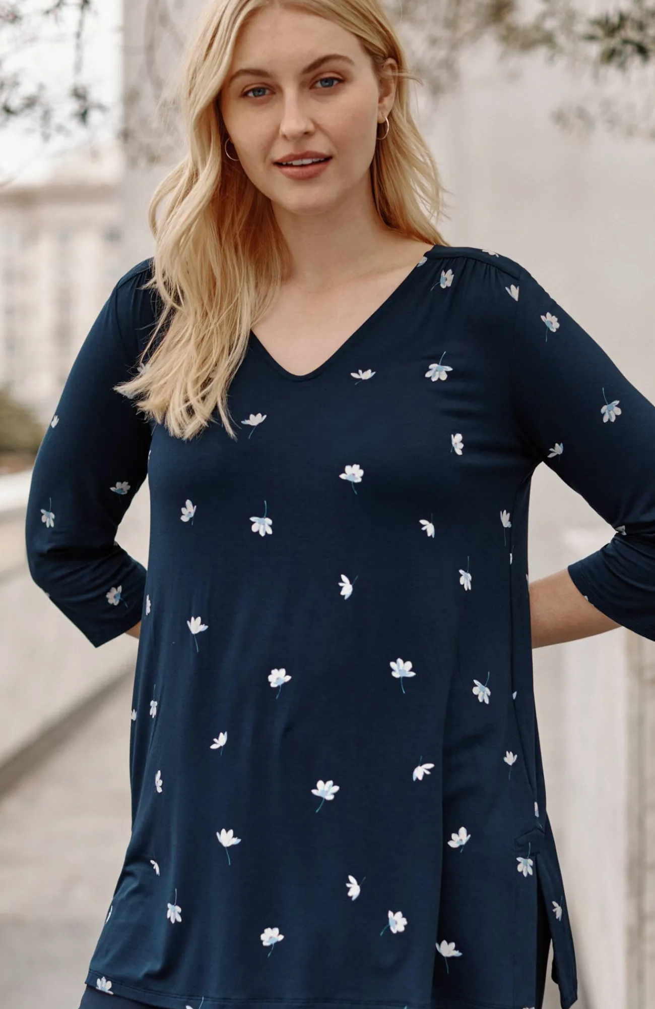 J.Jill Wearever Shirred A-Line Tunic Sale