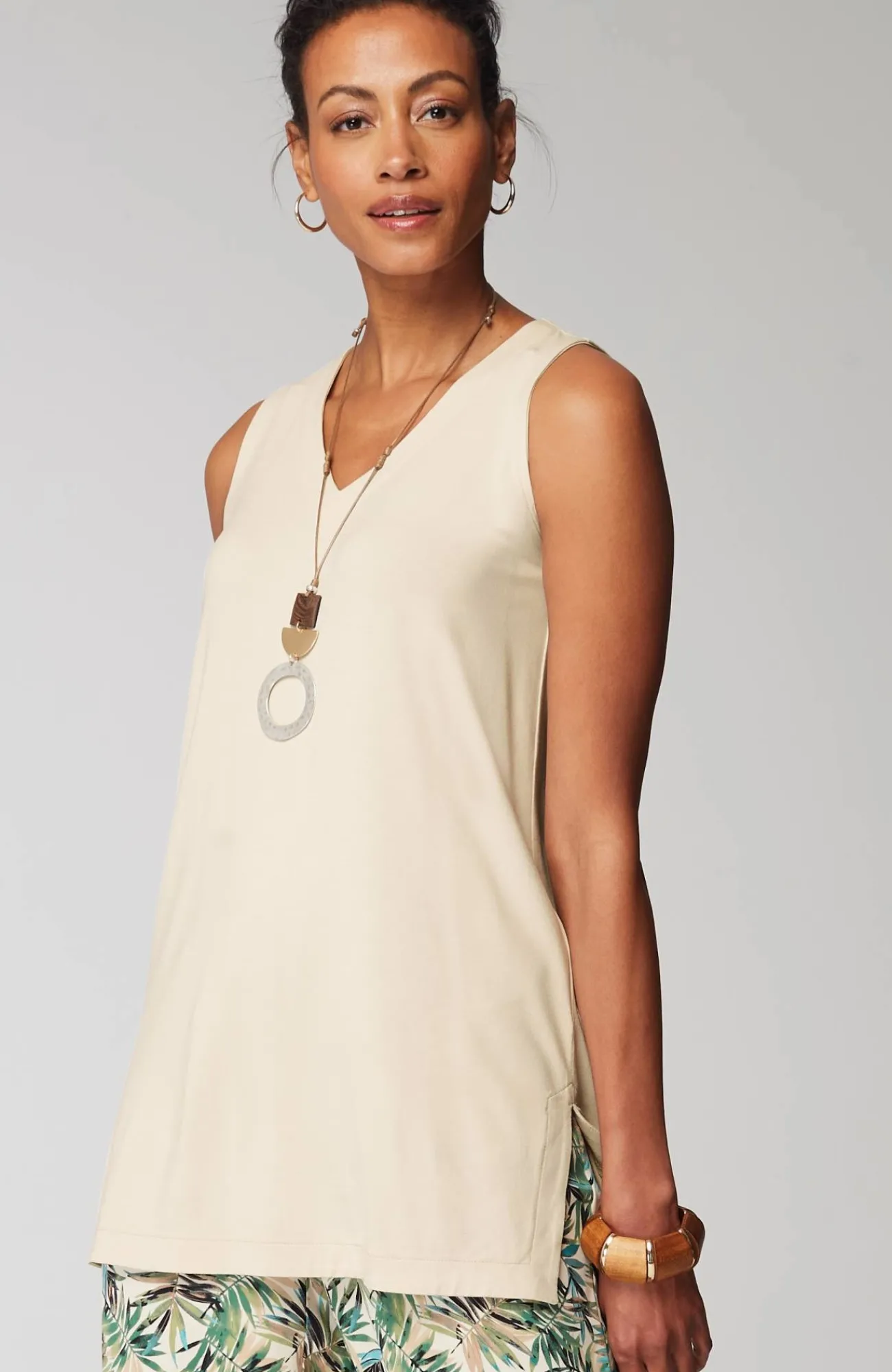 J.Jill Wearever Sleeveless Layering Tunic Clearance