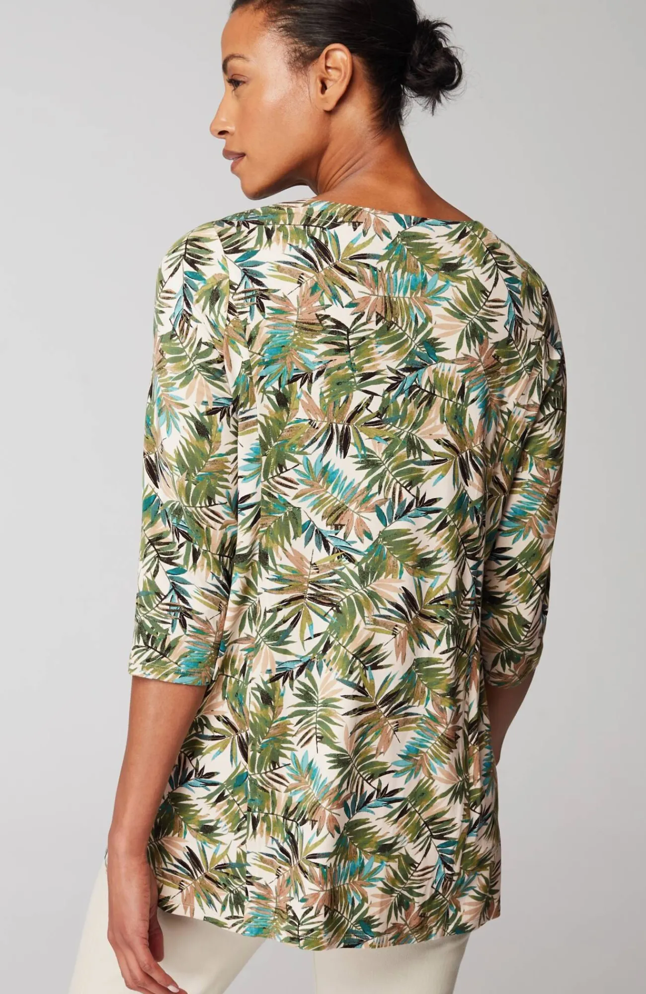 J.Jill Wearever Soft-V-Neck Seamed Tunic Sale