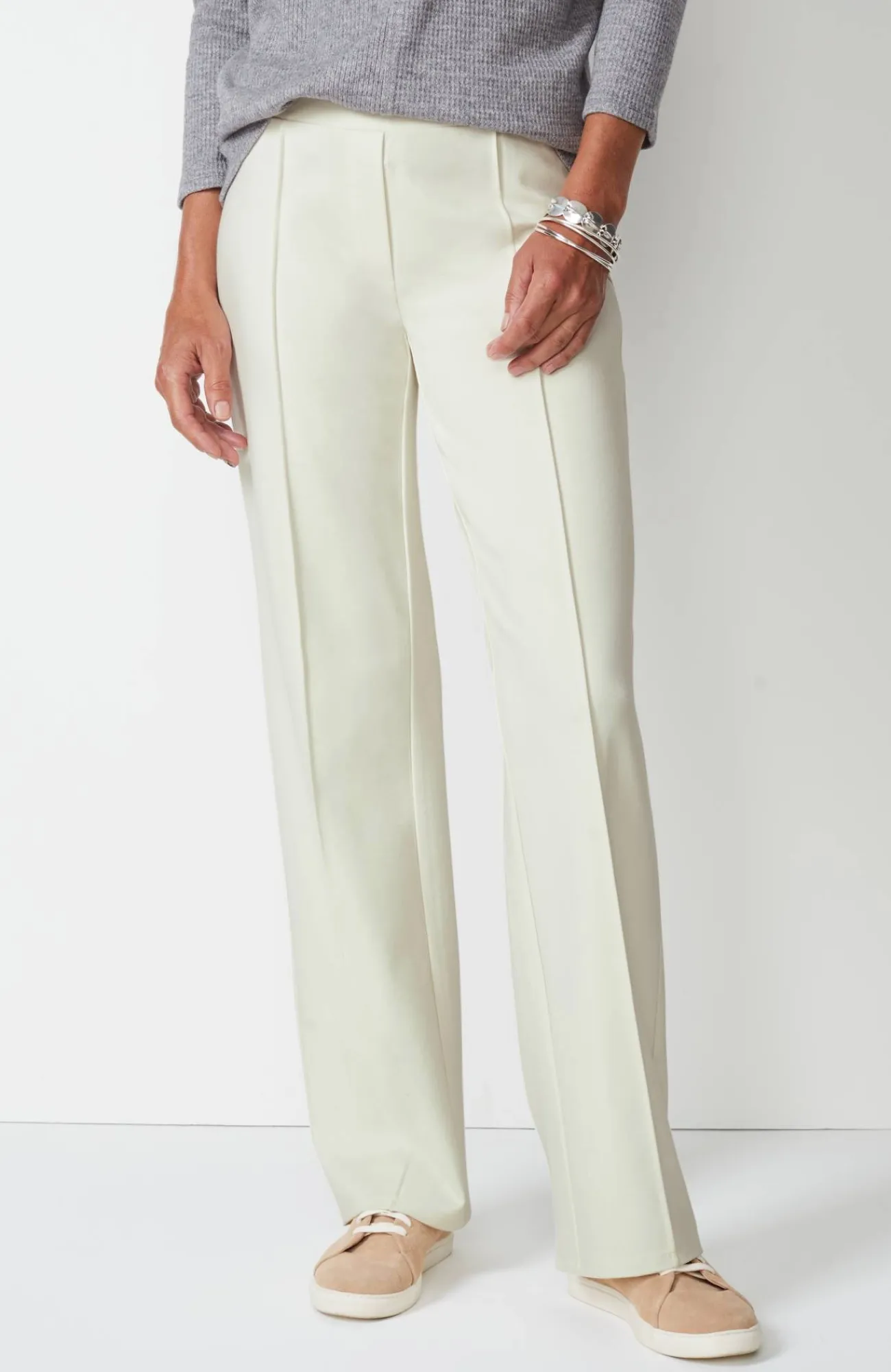 J.Jill Wearever Straight-Leg Trousers Best Sale