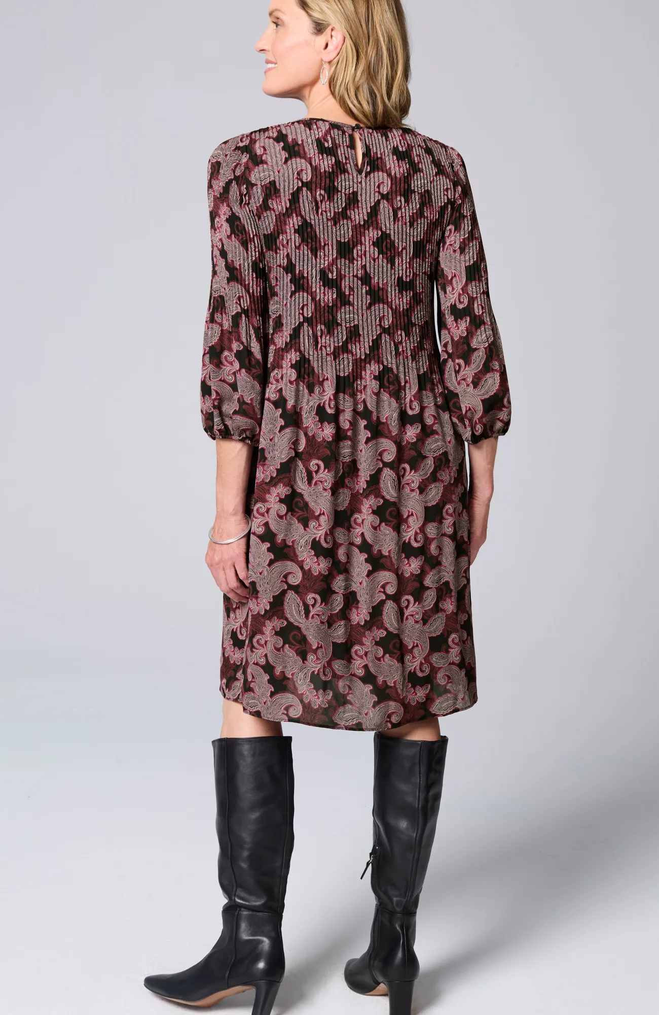 J.Jill Wearever Sunburst-Pleated Dress Online