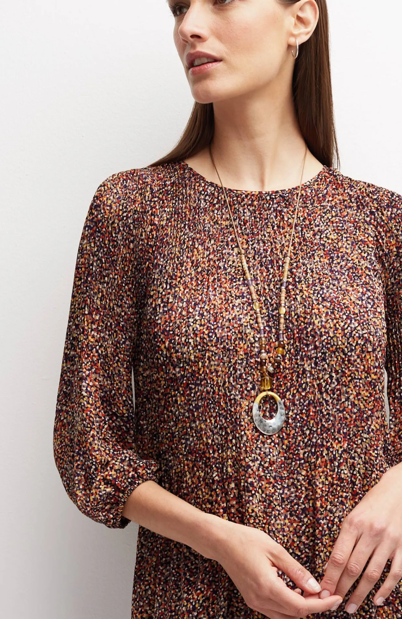 J.Jill Wearever Sunburst-Pleated Dress Online