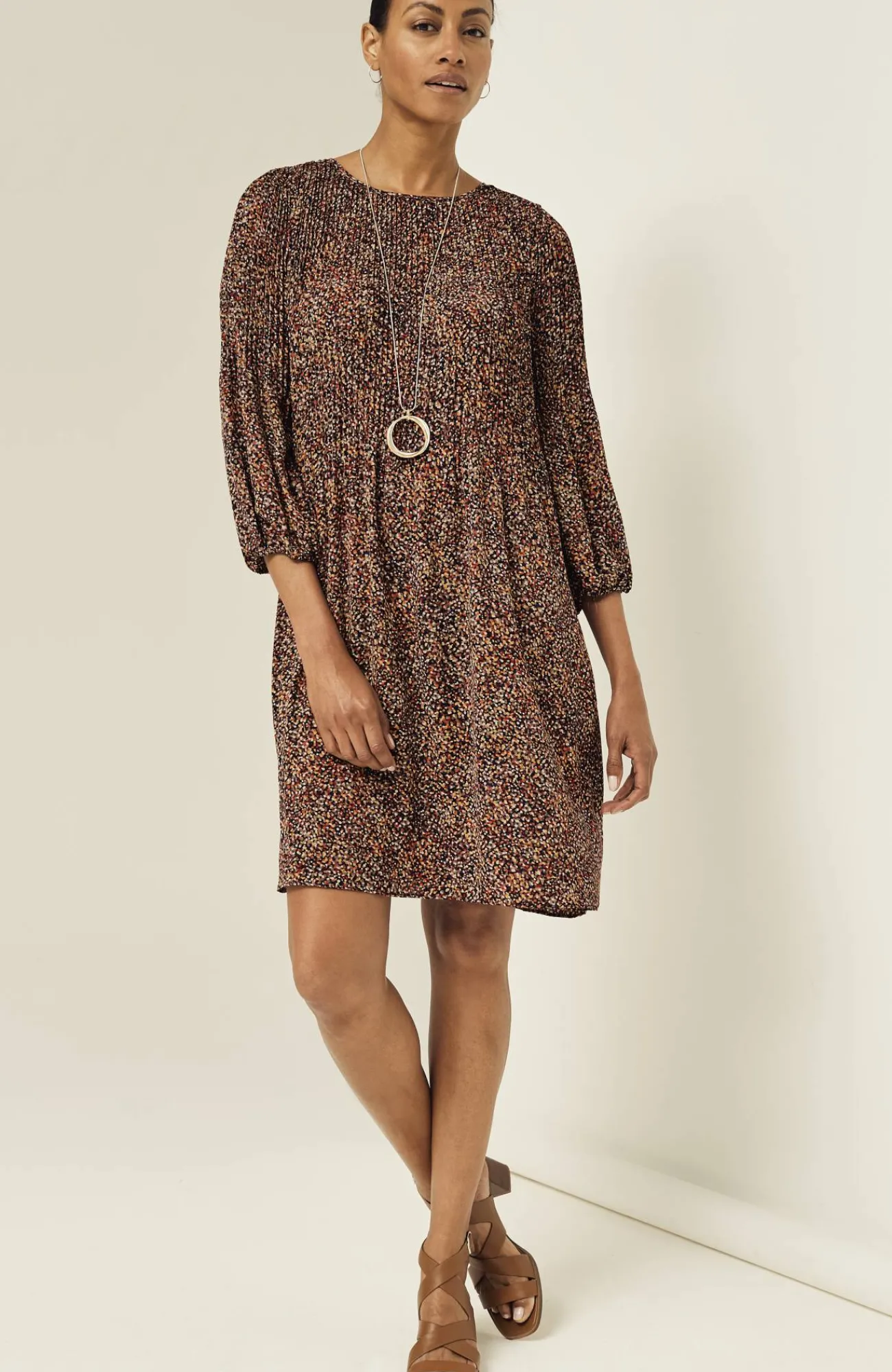 J.Jill Wearever Sunburst-Pleated Dress Online