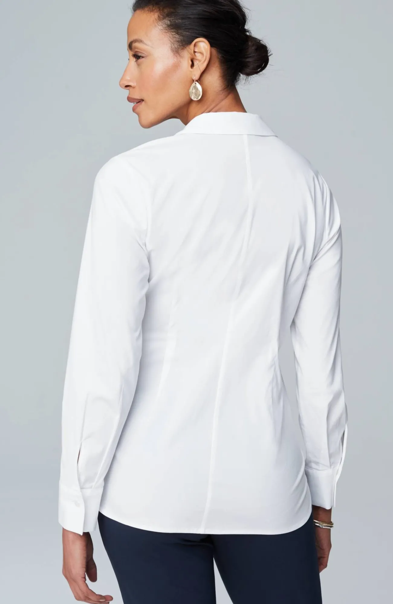 J.Jill Wearever Tie-Front Top White Best Sale