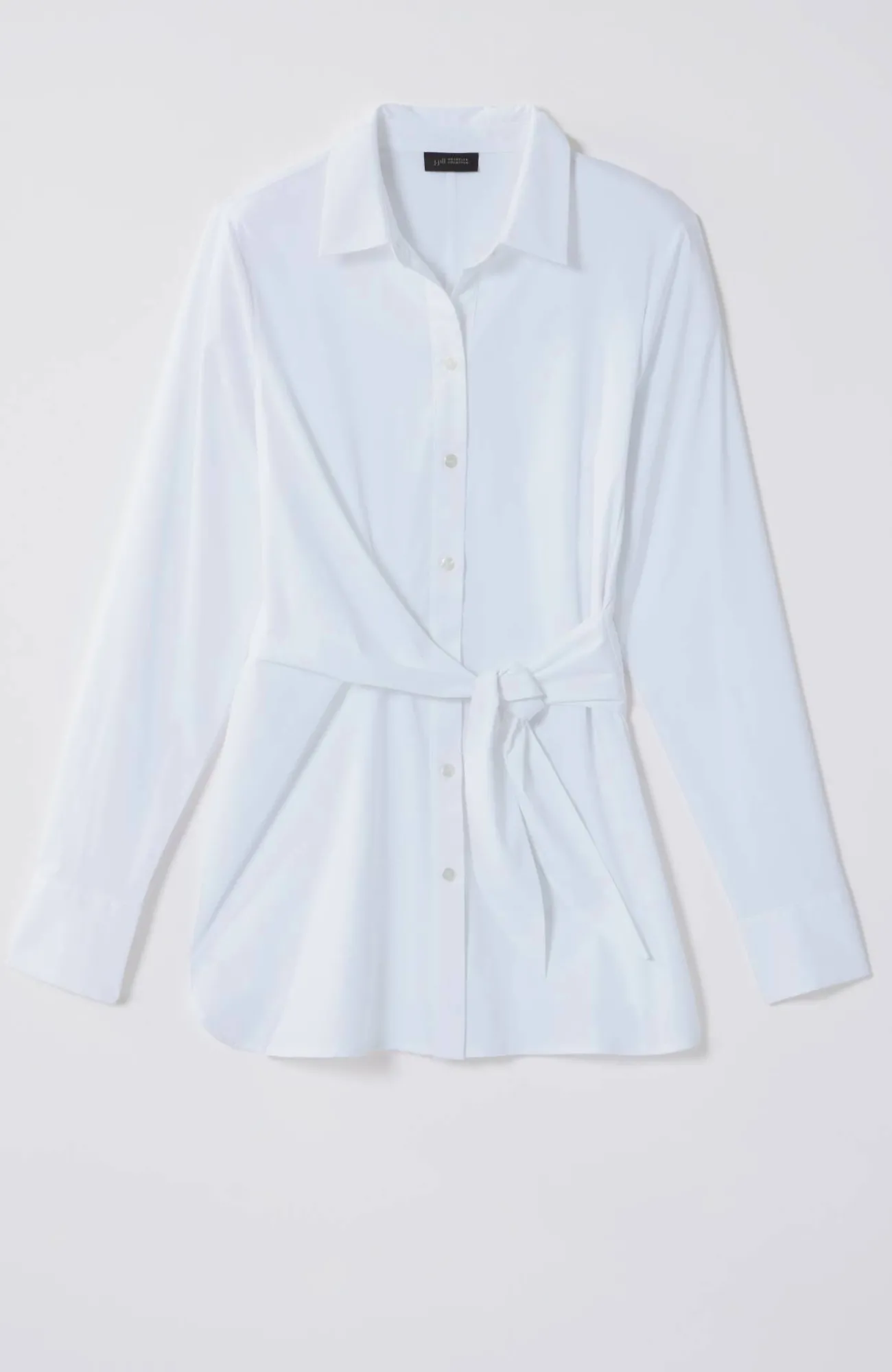 J.Jill Wearever Tie-Front Top White Best Sale